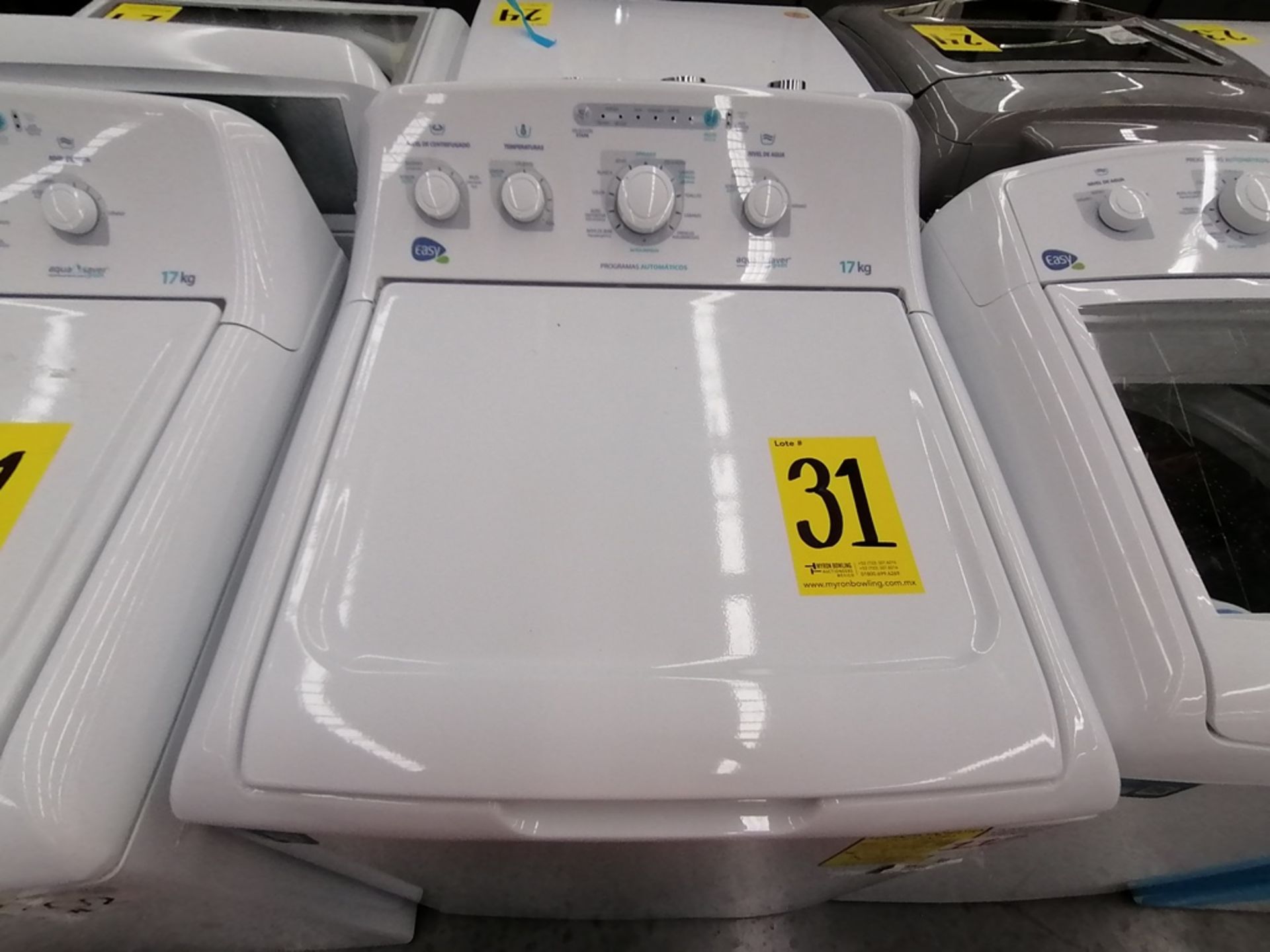 Lote de 3 lavadoras contiene: 1 Lavadora de 17KG, Marca Easy, Modelo LEA77114CBAB03, Serie 2105S522 - Image 22 of 30
