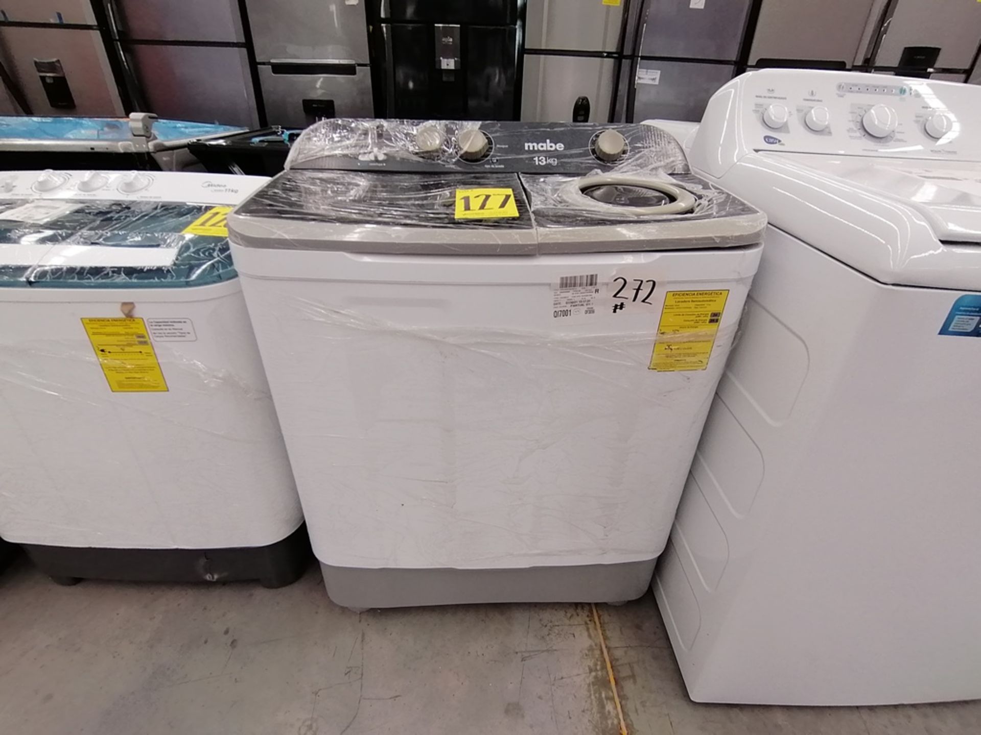 Lote de 3 Lavadoras contiene: 1 Lavadora marca Hisense de 13Kg modelo WSA1301P Serie W-D2KU color b - Image 5 of 28