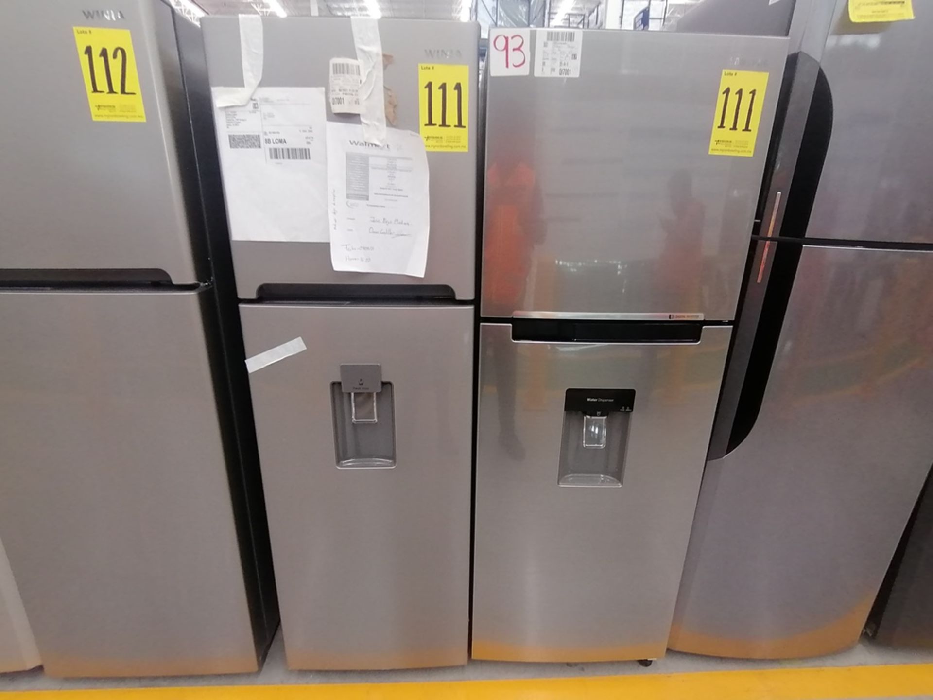 Lote de 2 Refrigeradores contiene: 1 Refrigerador con dispensador de agua, Marca Samsung, Modelo RT - Image 5 of 15