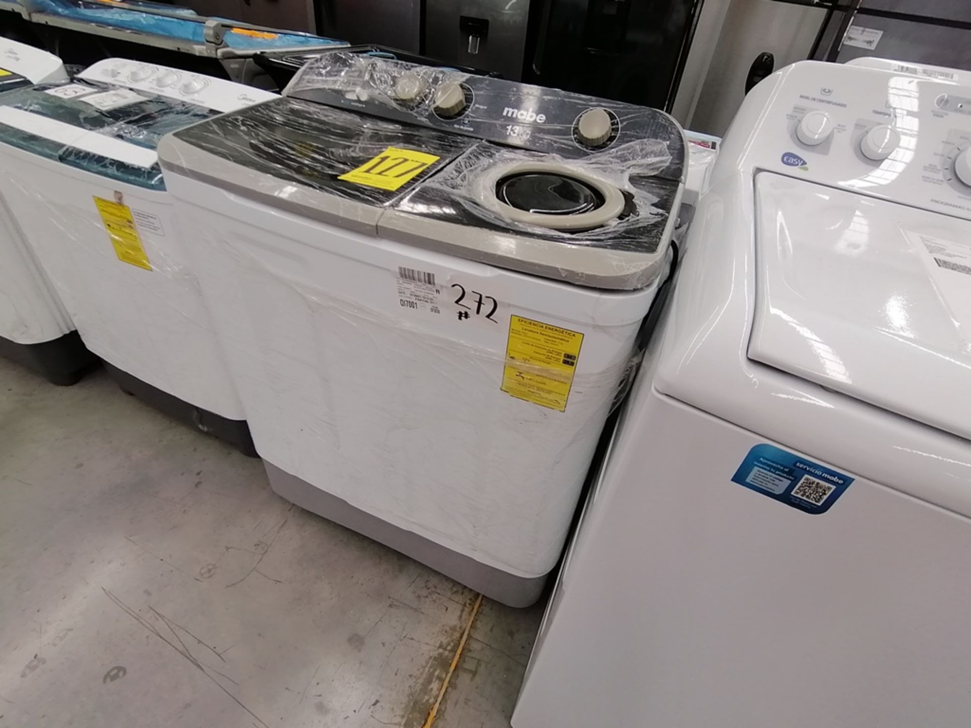 Lote de 3 Lavadoras contiene: 1 Lavadora marca Hisense de 13Kg modelo WSA1301P Serie W-D2KU color b - Image 4 of 28