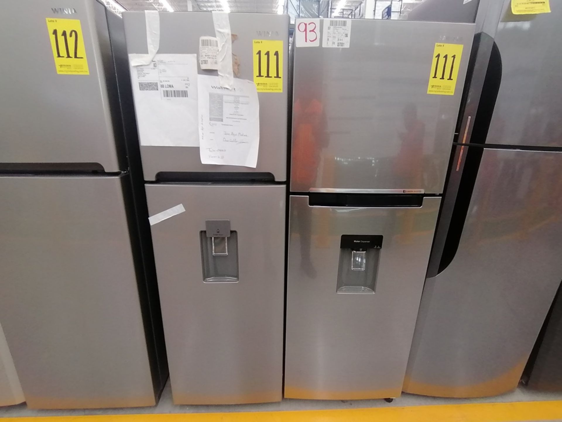 Lote de 2 Refrigeradores contiene: 1 Refrigerador con dispensador de agua, Marca Samsung, Modelo RT - Image 6 of 15