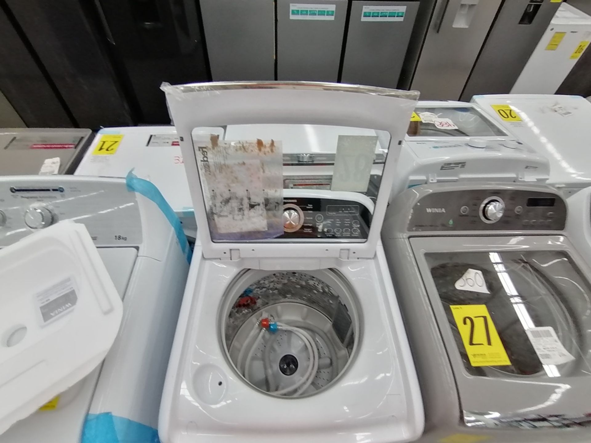 Lote de 3 lavadoras contiene: 1 Lavadora de 16KG, Marca Mabe, Modelo LMA46102VBAB02, Serie 2108S802 - Image 20 of 29