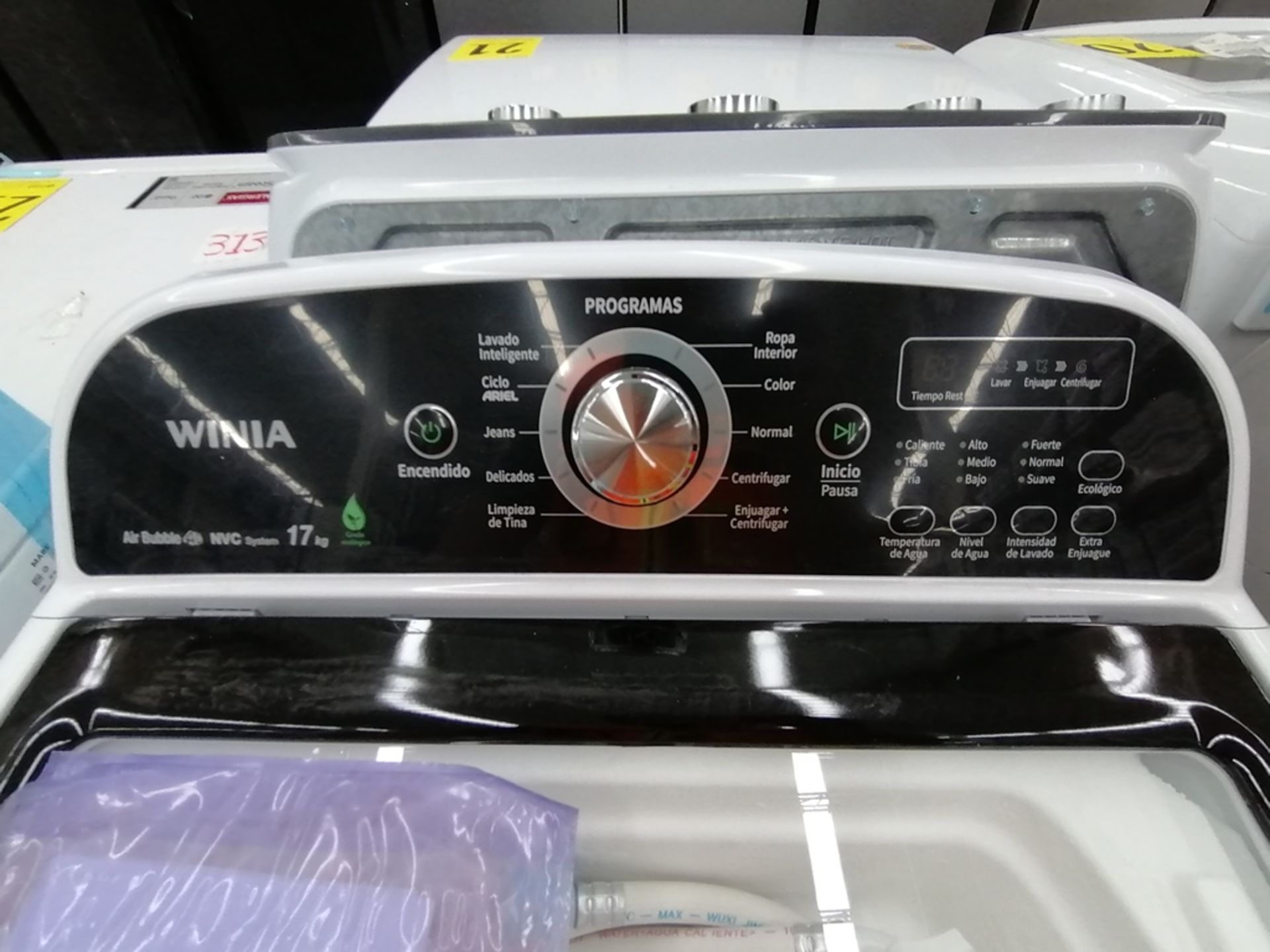 Lote de 3 lavadoras contiene: 1 Lavadora de 16KG, Marca Mabe, Modelo LMA46102VBAB02, Serie 2108S802 - Image 6 of 29