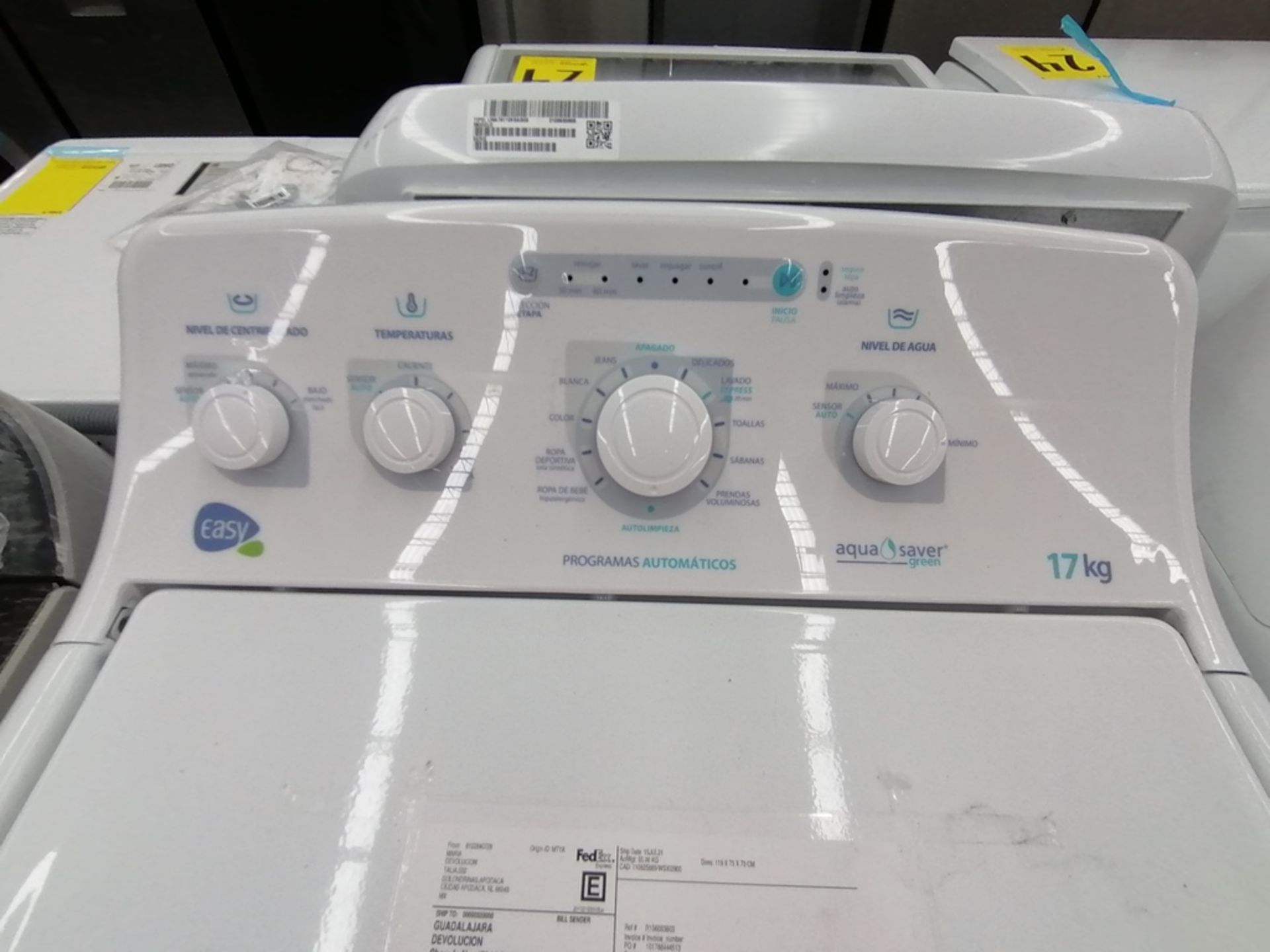 Lote de 3 lavadoras contiene: 1 Lavadora de 17KG, Marca Easy, Modelo LEA77114CBAB03, Serie 2105S522 - Image 27 of 30