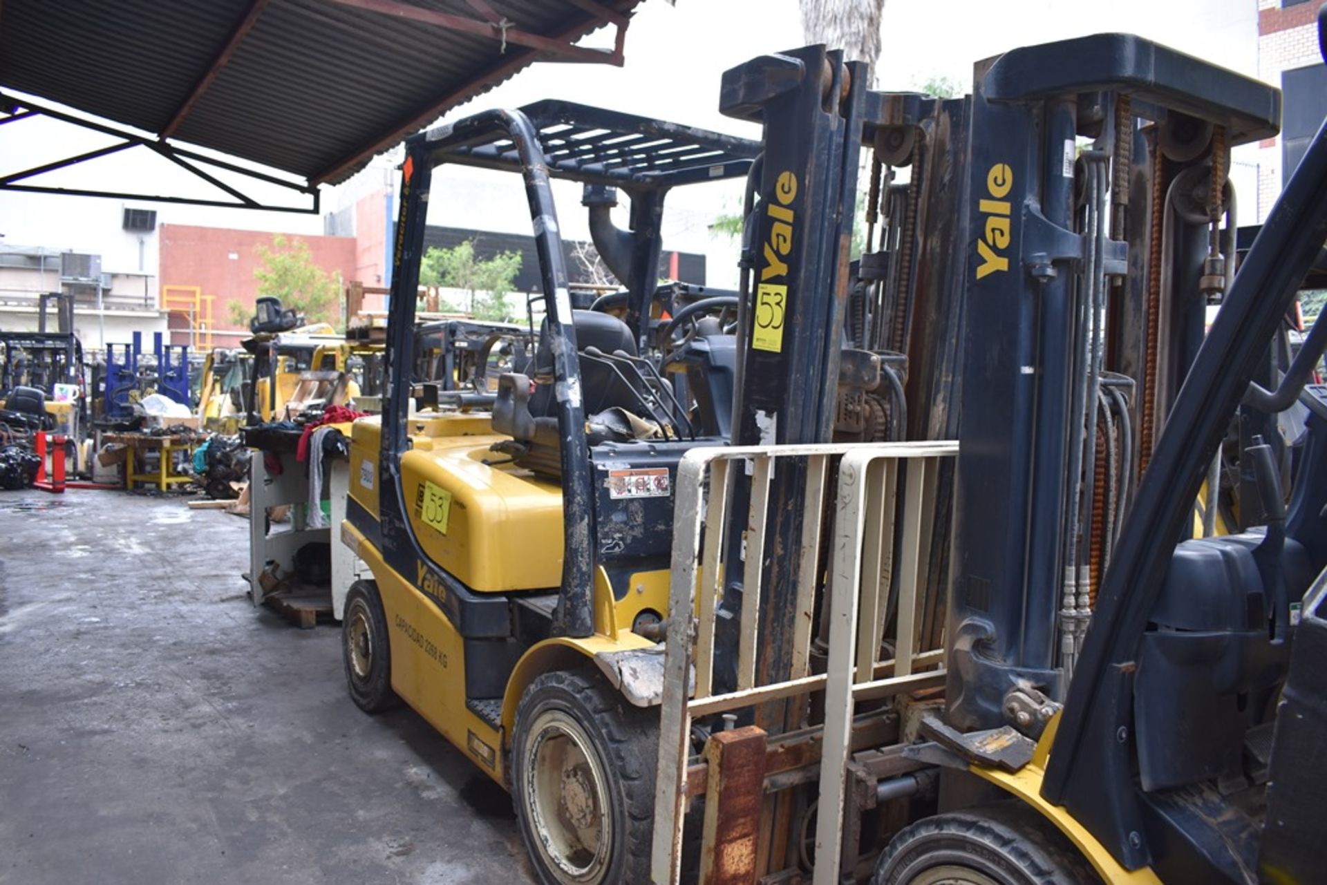 Yale Forklift, model GLP060VXNDAE087, year 2017, 5750 lb capacity