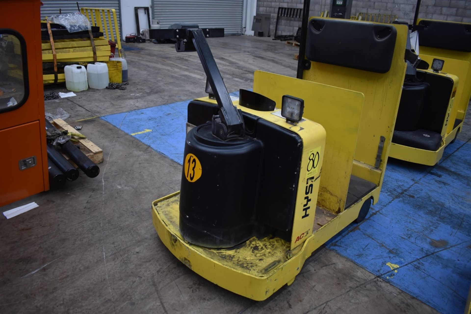 (2) Hyster electric Tow Tractor, model T7ZAC, 4000 lb capacity