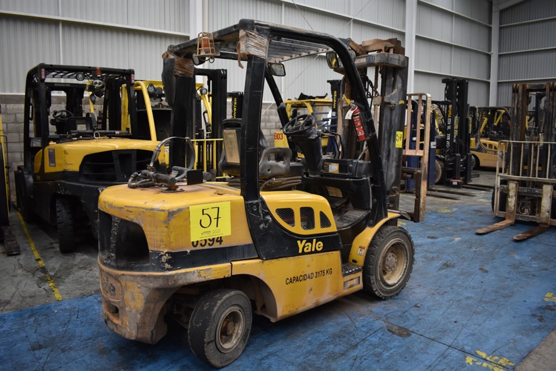 Yale Forklift, model GTP070VXNEAE087, S/N D875V10594S, capacity 6800 lb - Image 20 of 43