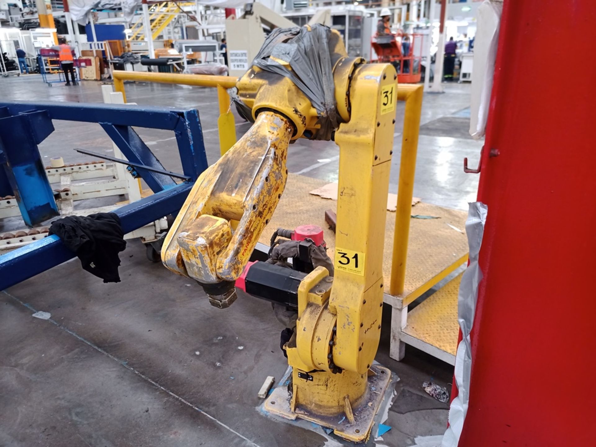 1997 FANUC Electric Servo Driven Robot six-axis, model S-12, S/N R97376649 12 kg max. capacity - Image 7 of 26