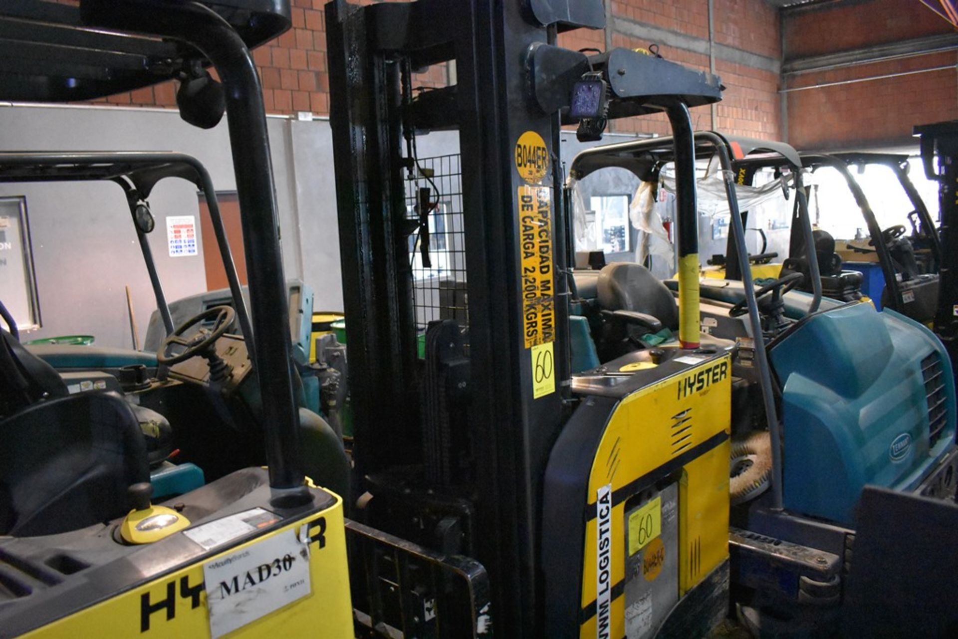 Hyster electric Forklift, model N45ZR2-16.5, 500 lb capacity - Image 2 of 40