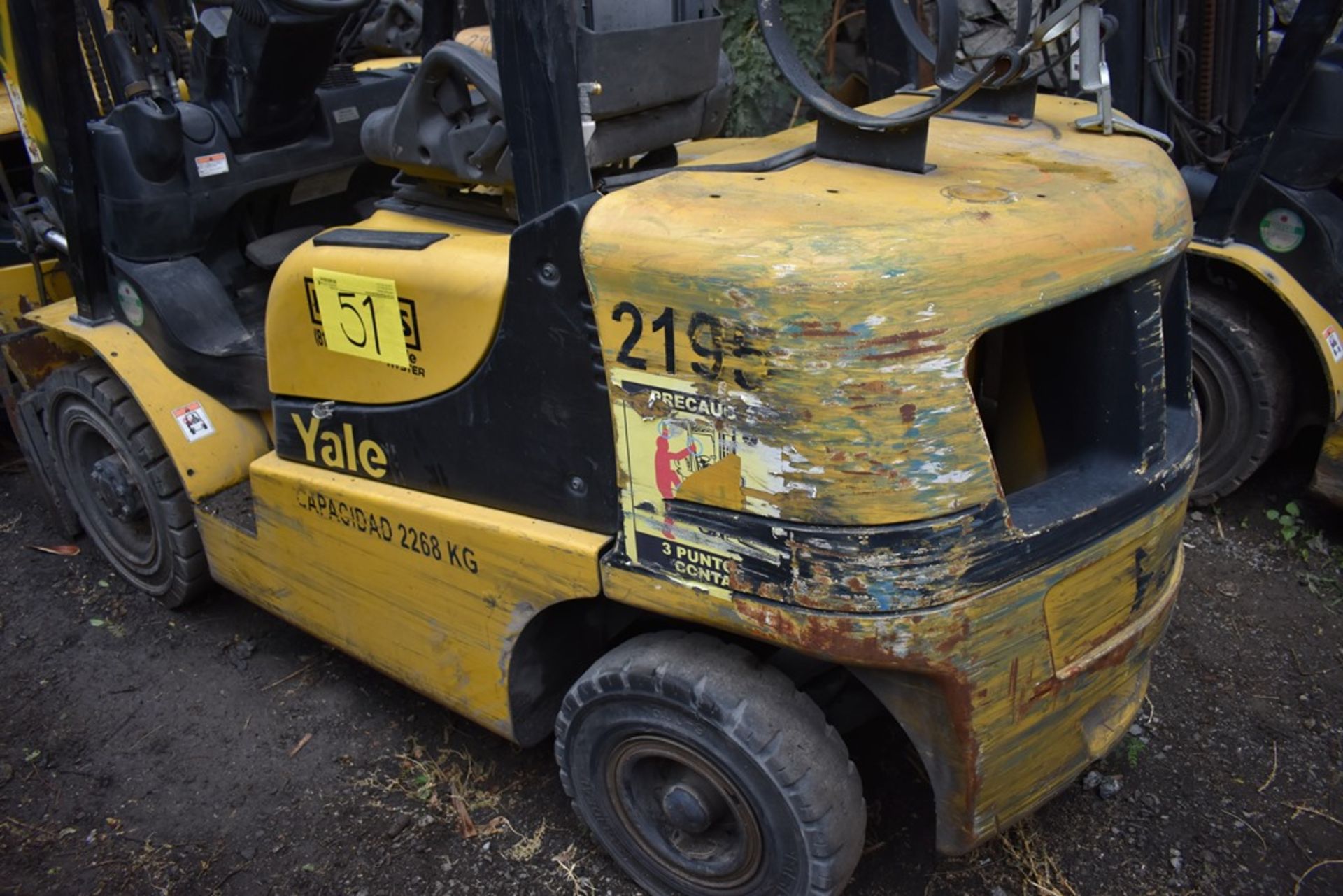 Yale Forklift, model GLP25MX, año 2016, 5000 lb capacity - Image 7 of 41