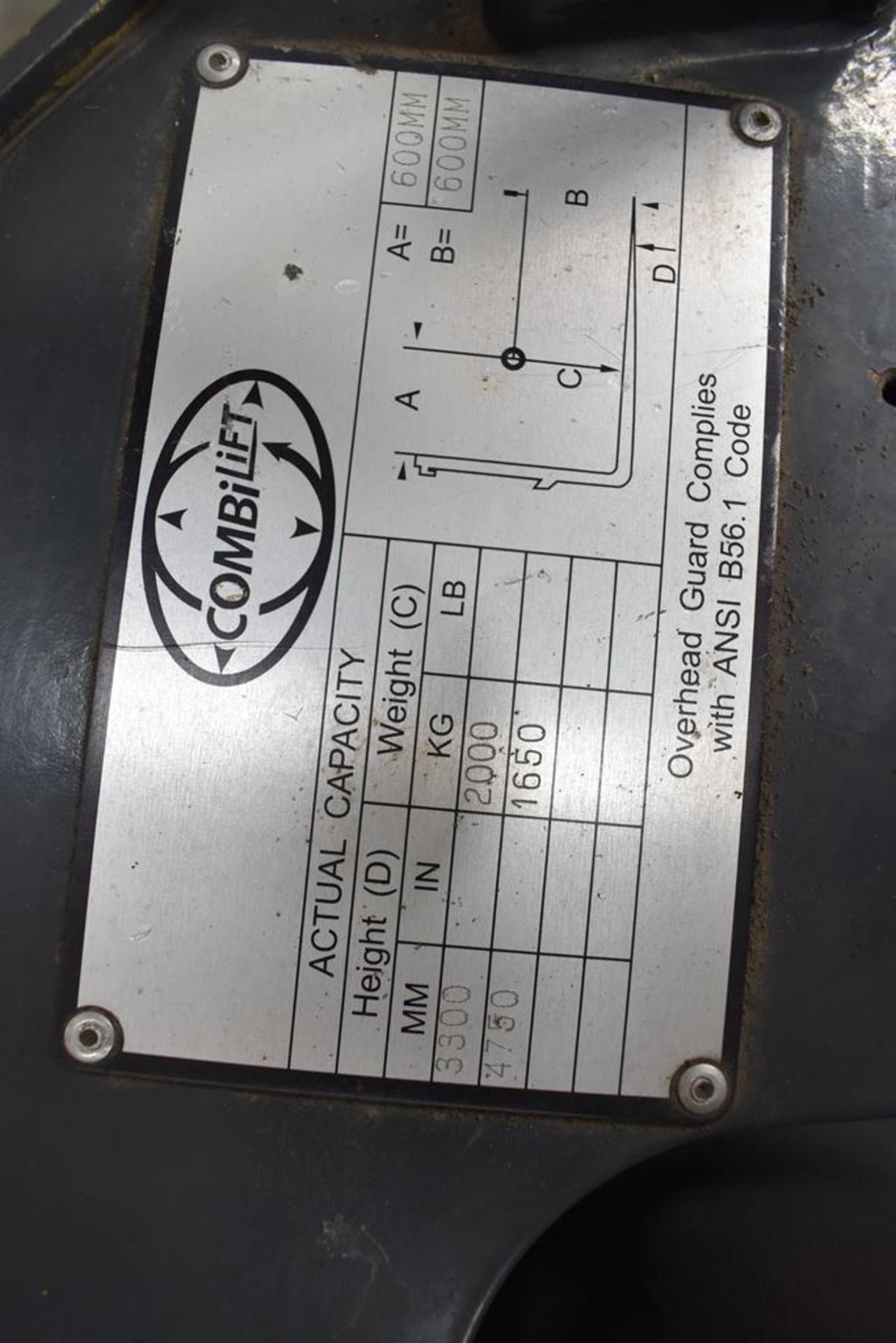 Aisle-master Forklift, model 20S, 2 tons capacity - Image 49 of 50