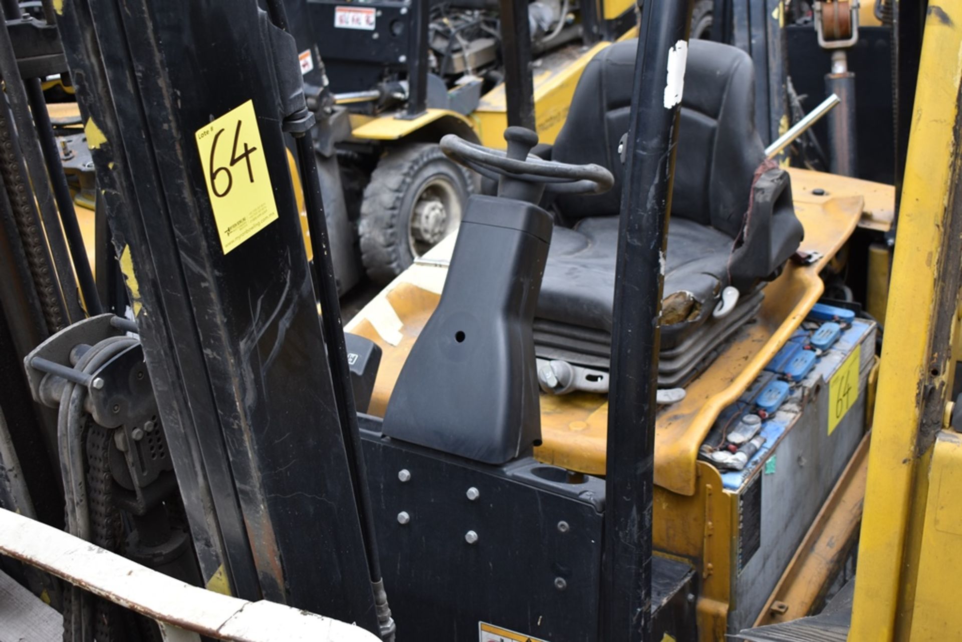 Yale electric Forklift, model ERP060VLE80TE091, 5700 lb capacity - Image 23 of 50