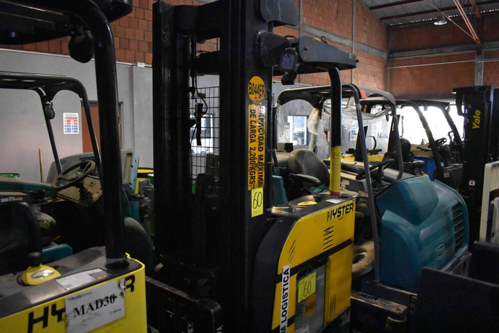 Hyster electric Forklift, model N45ZR2-16.5, 500 lb capacity - Image 7 of 40