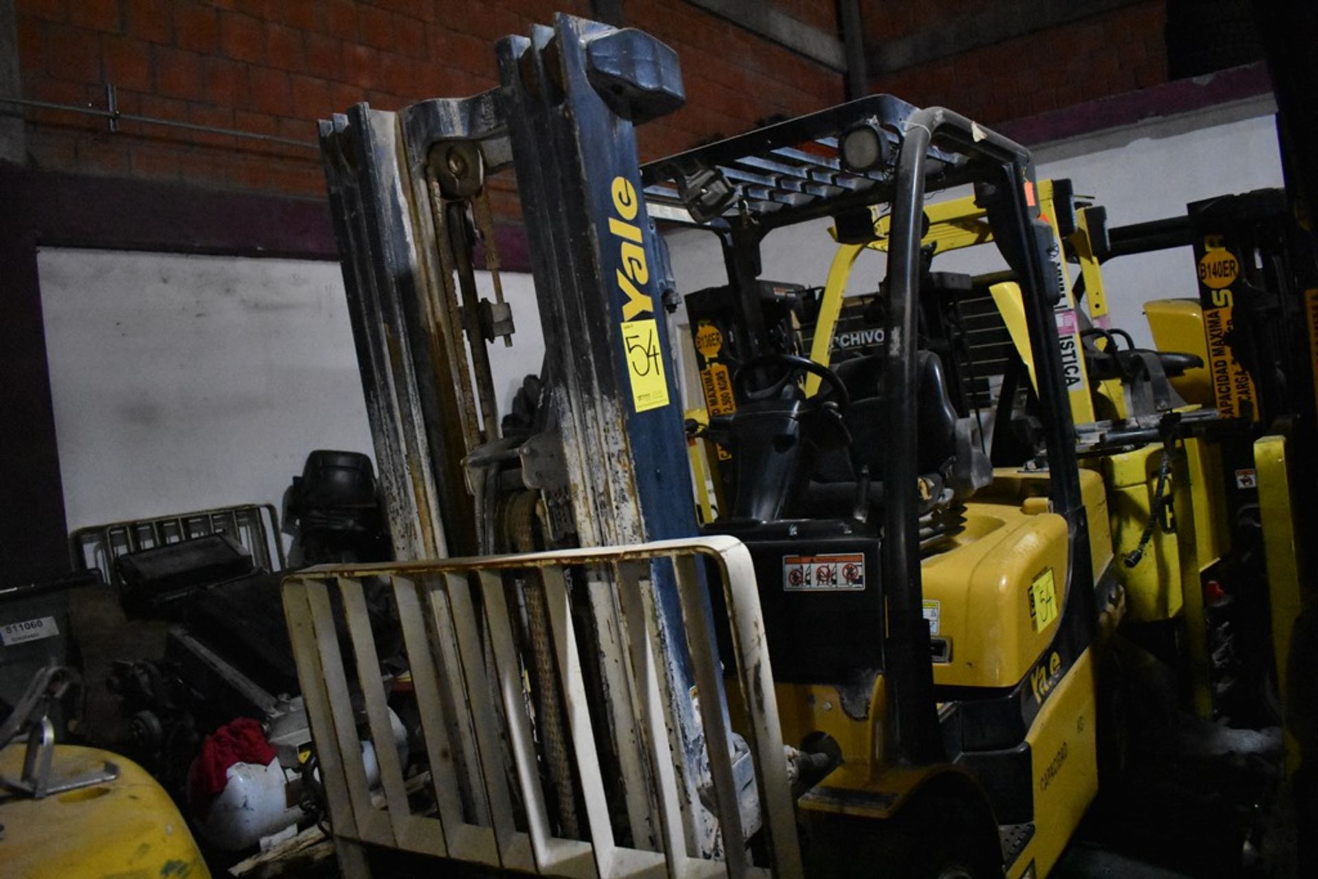 Yale Forklift, model GLP060VXNDAE087, 5750 lb capacity