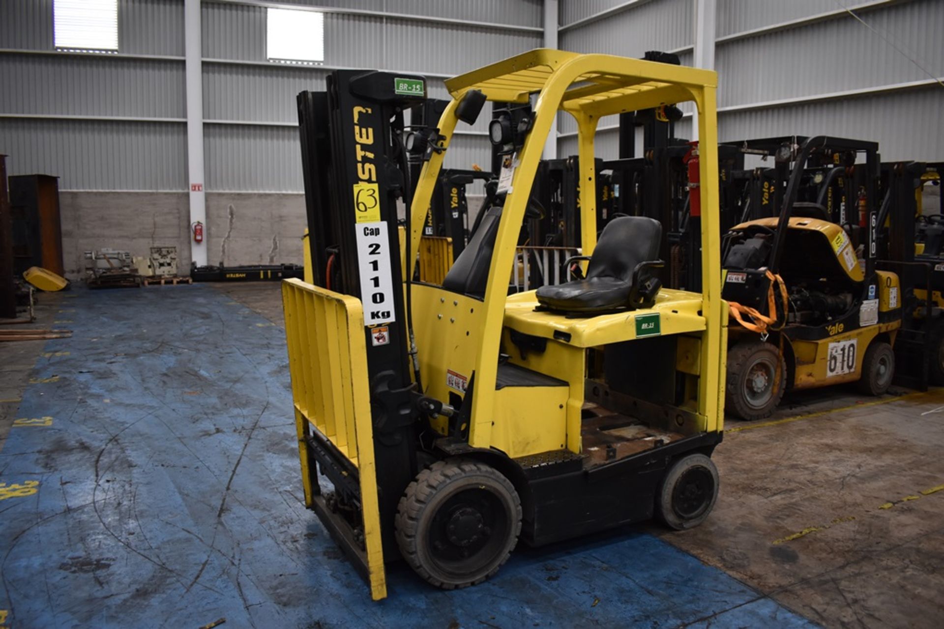 Hyster electric Forklift, model E50XN-27, capacity 4800 lb