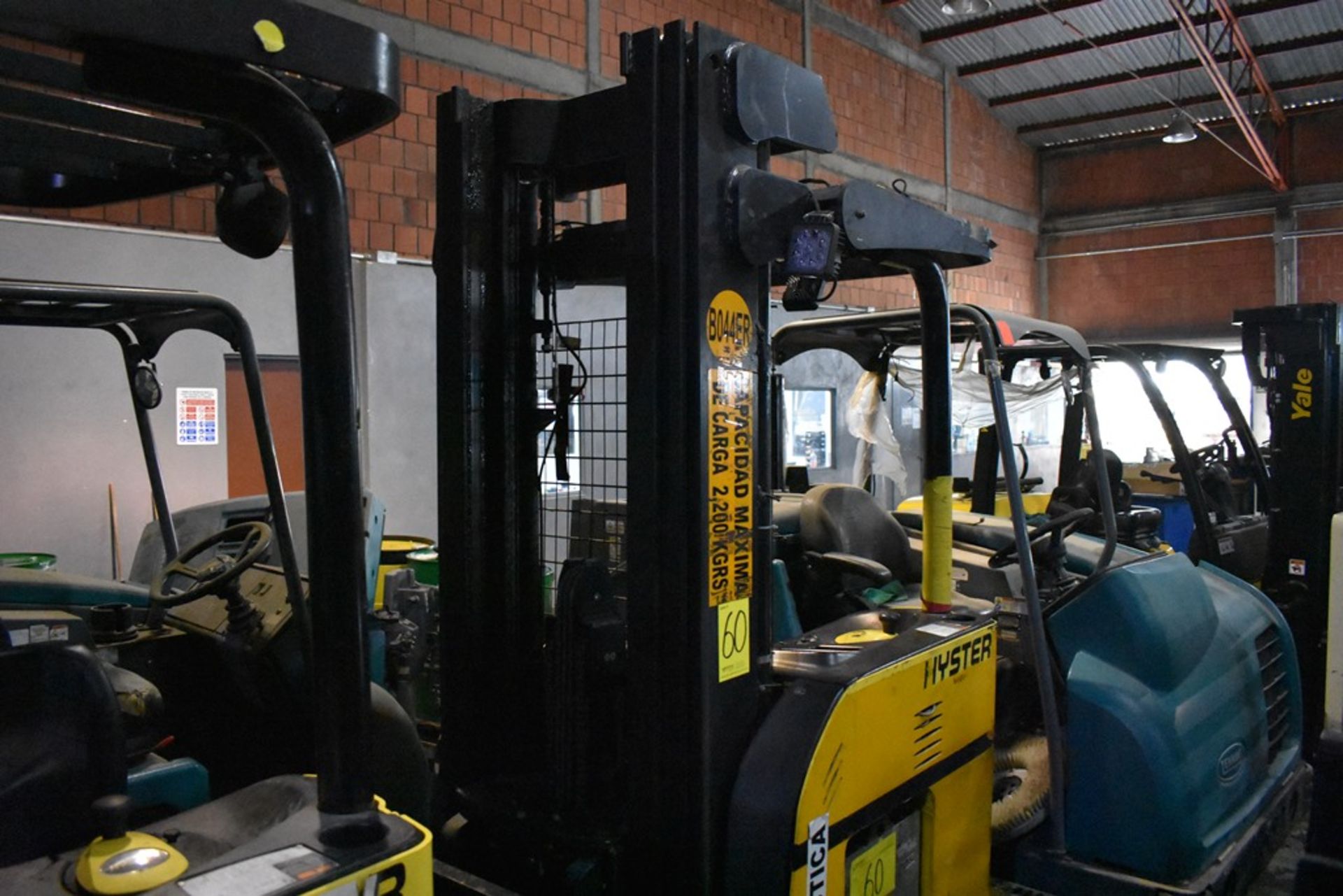 Hyster electric Forklift, model N45ZR2-16.5, 500 lb capacity - Image 3 of 40