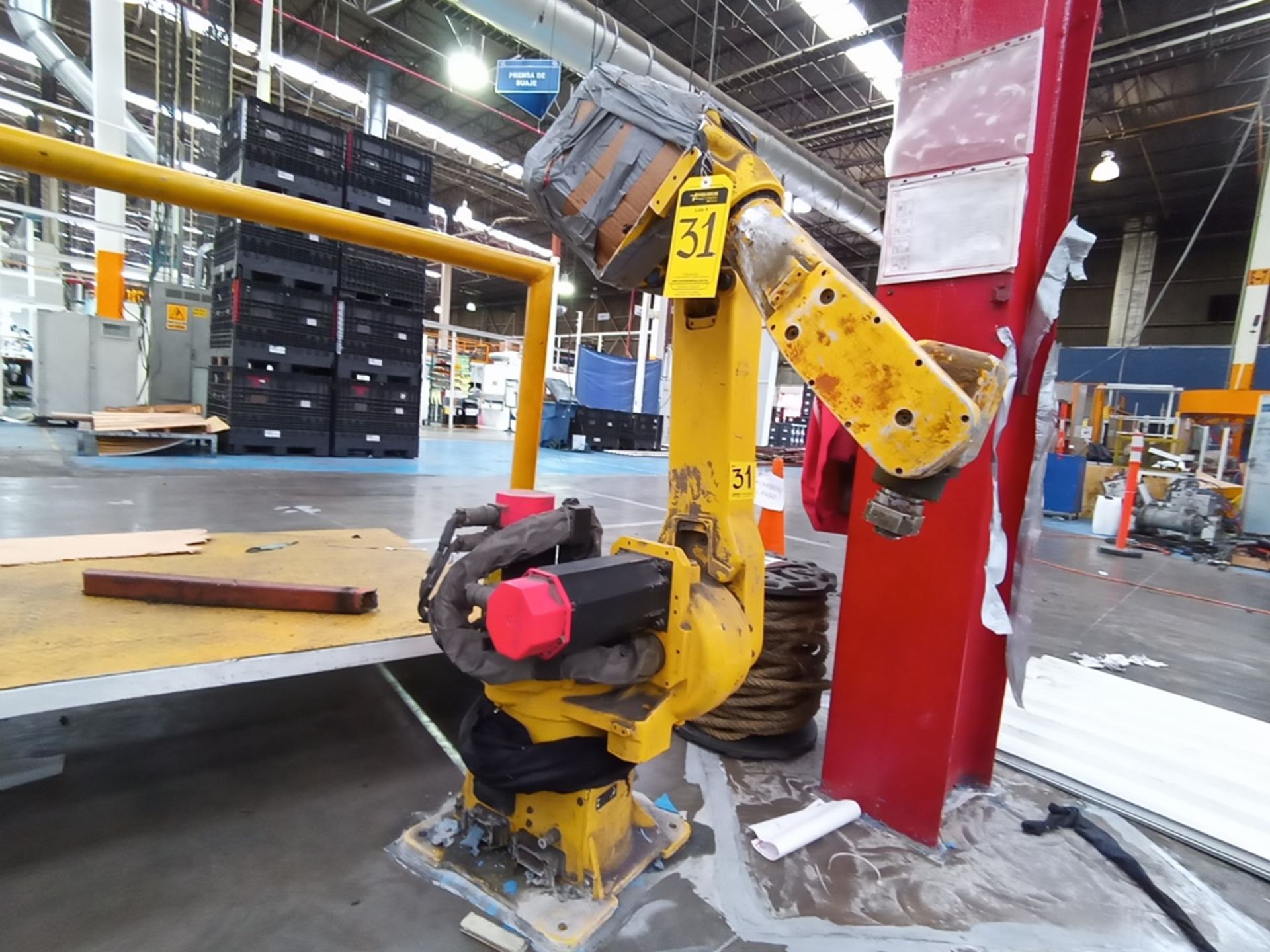 1997 FANUC Electric Servo Driven Robot six-axis, model S-12, S/N R97376649 12 kg max. capacity - Image 15 of 26