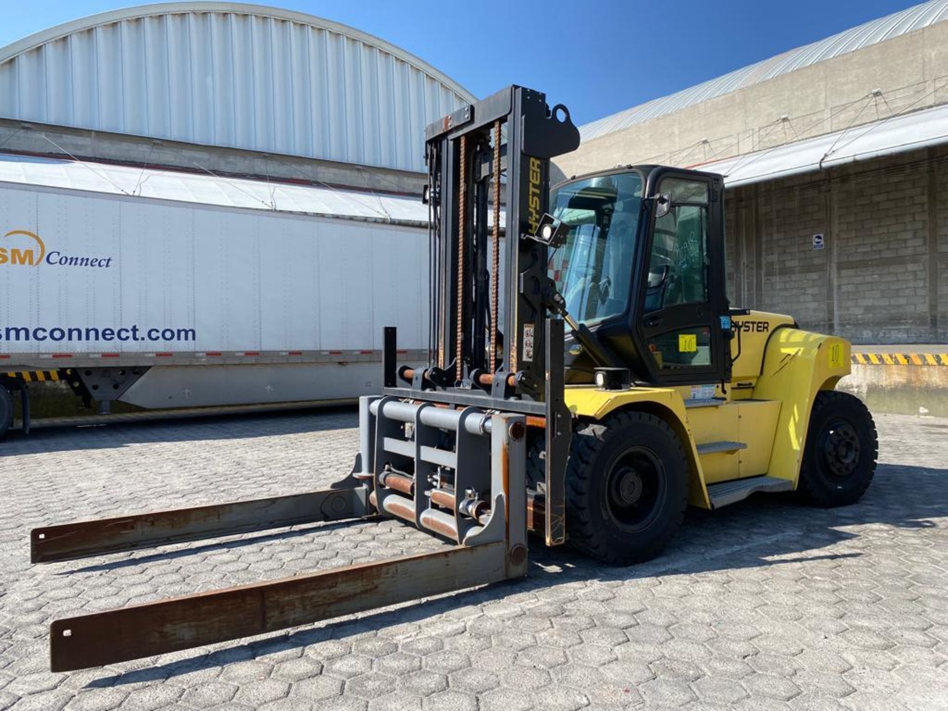 Hyster Forklift, model H210HD2, year 2017, 19,100 lb capacity, 2450 hours