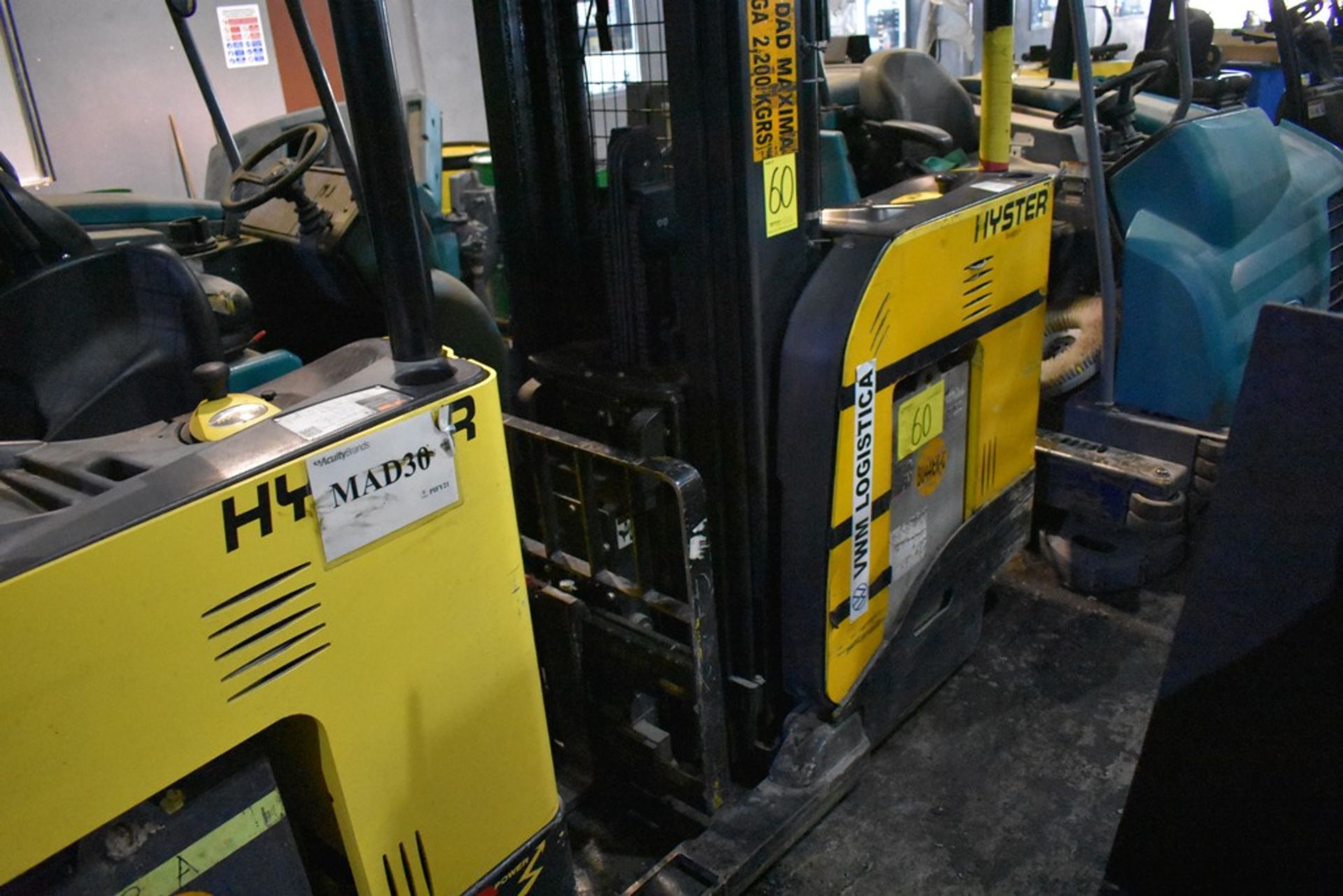 Hyster electric Forklift, model N45ZR2-16.5, 500 lb capacity - Image 4 of 40