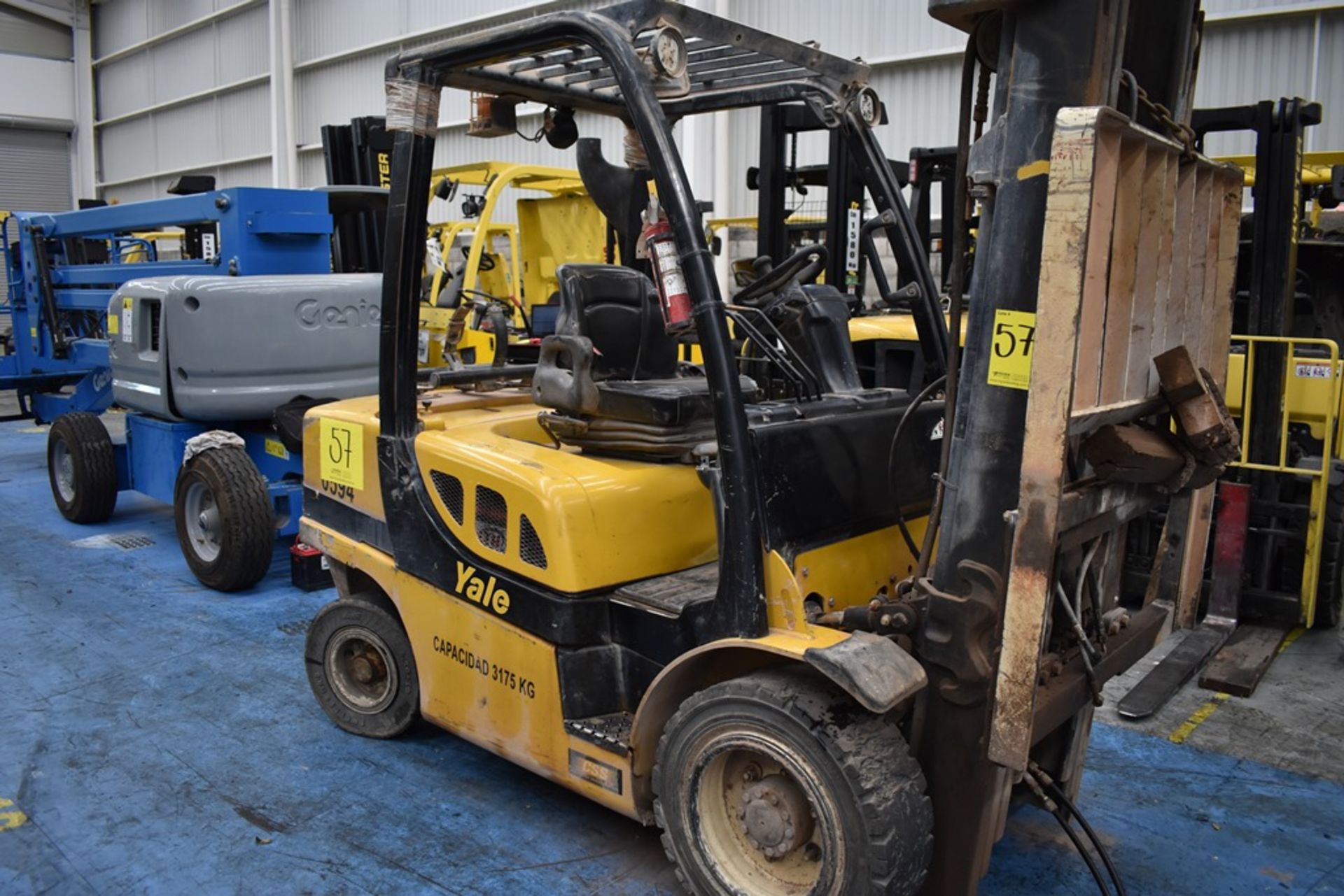 Yale Forklift, model GTP070VXNEAE087, S/N D875V10594S, capacity 6800 lb - Image 31 of 43