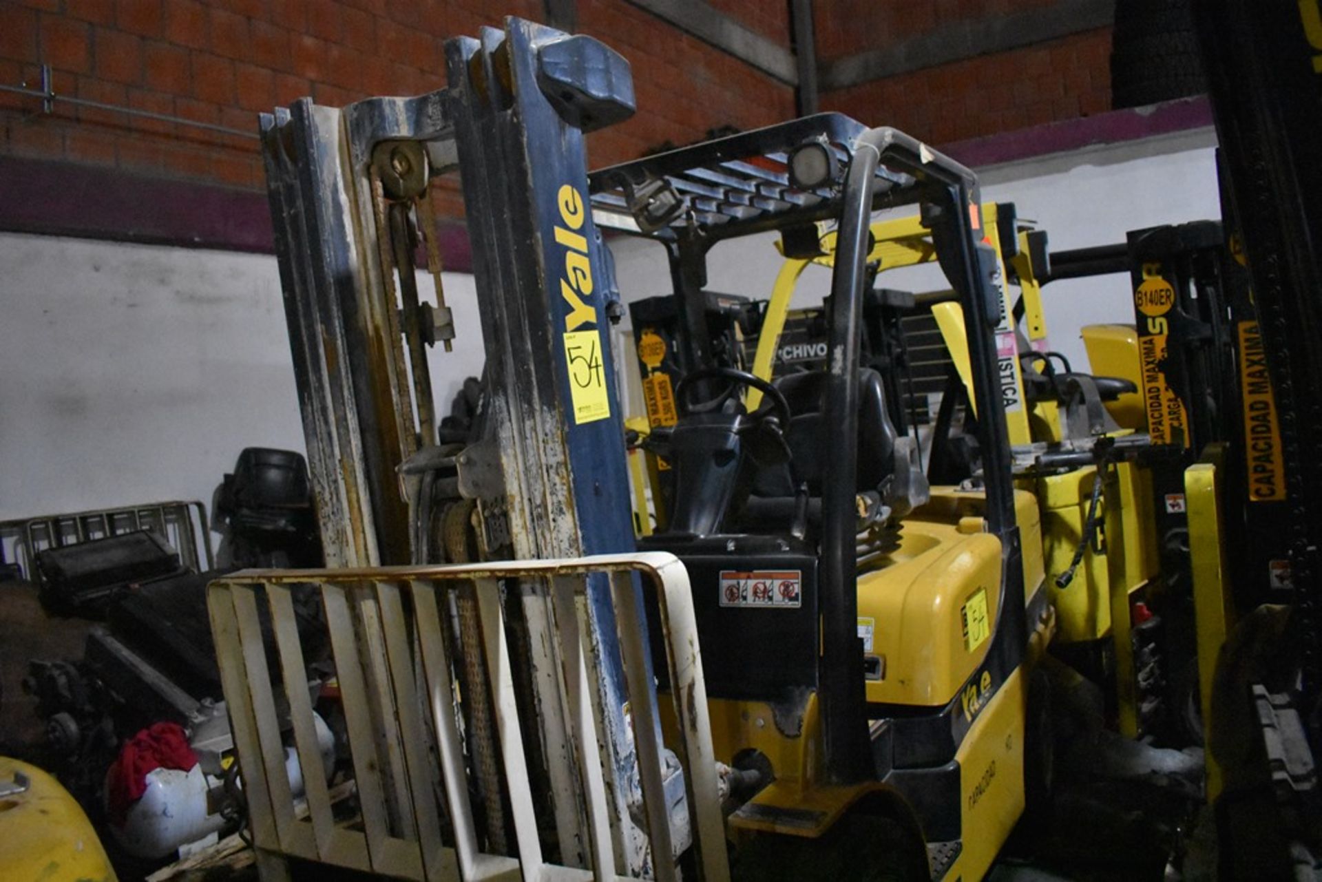 Yale Forklift, model GLP060VXNDAE087, 5750 lb capacity - Image 2 of 44