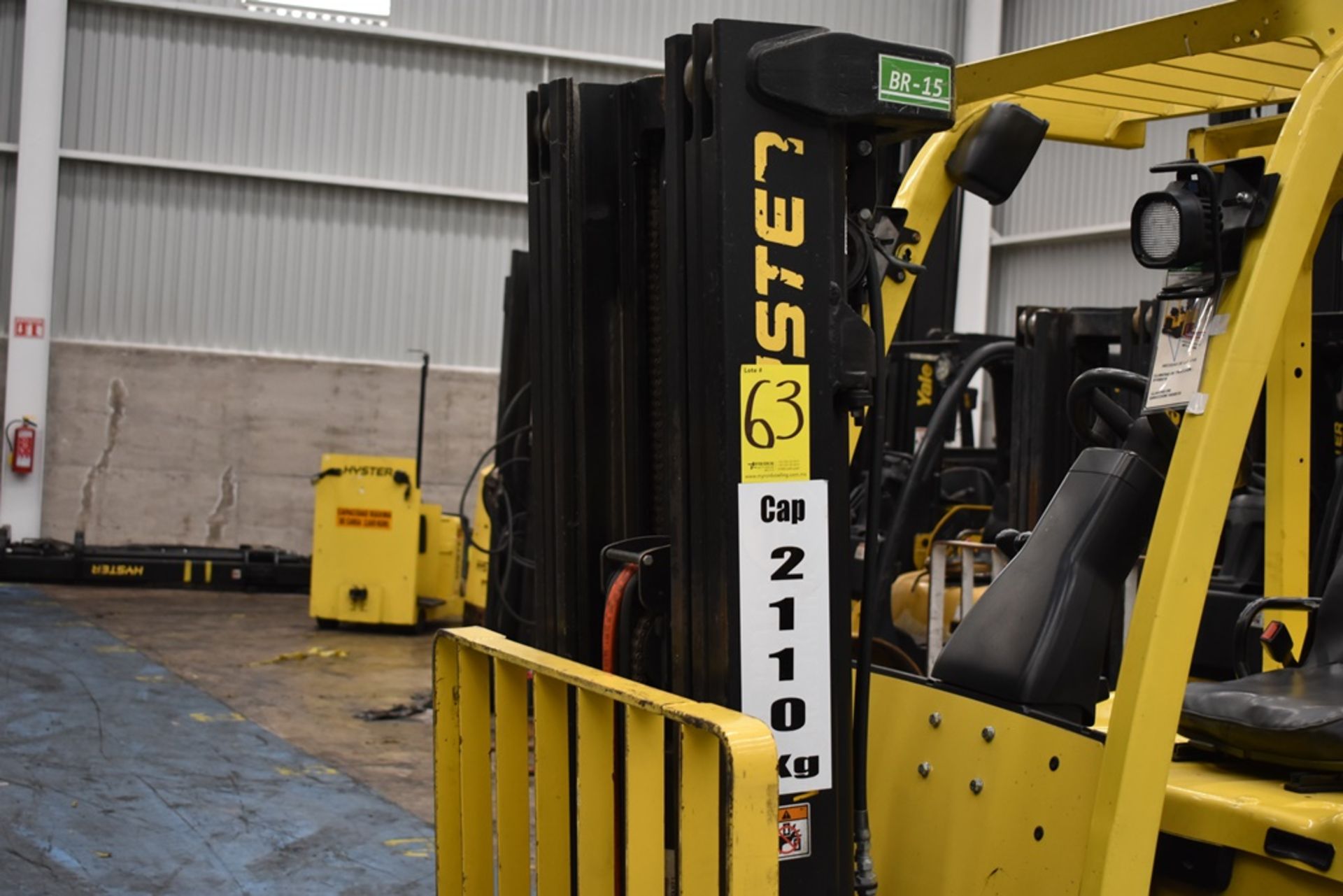 Hyster electric Forklift, model E50XN-27, capacity 4800 lb - Image 21 of 44