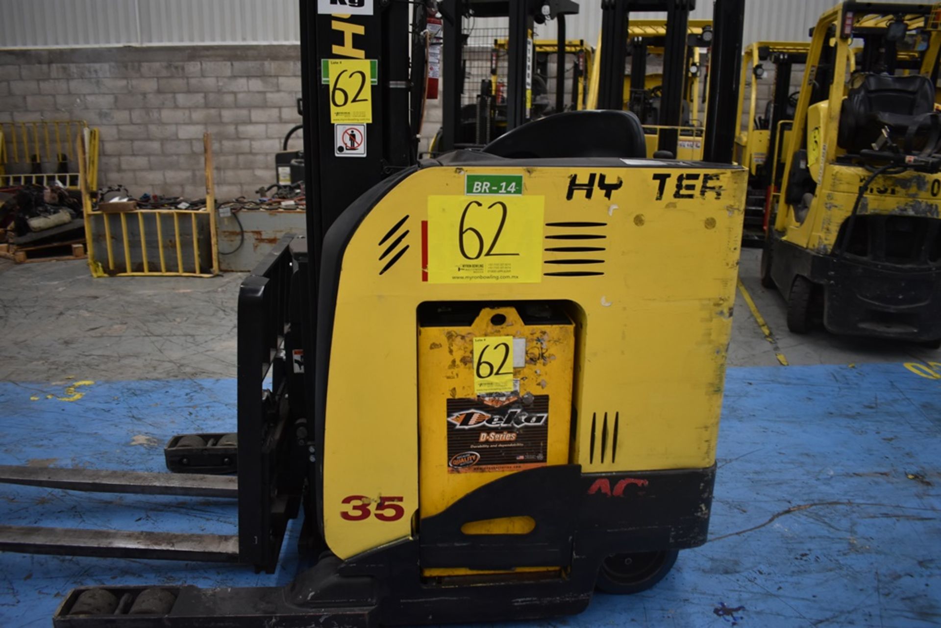 Hyster electric Forklift, model N35ZR2-16.5, capacity 3450 lb - Image 17 of 46