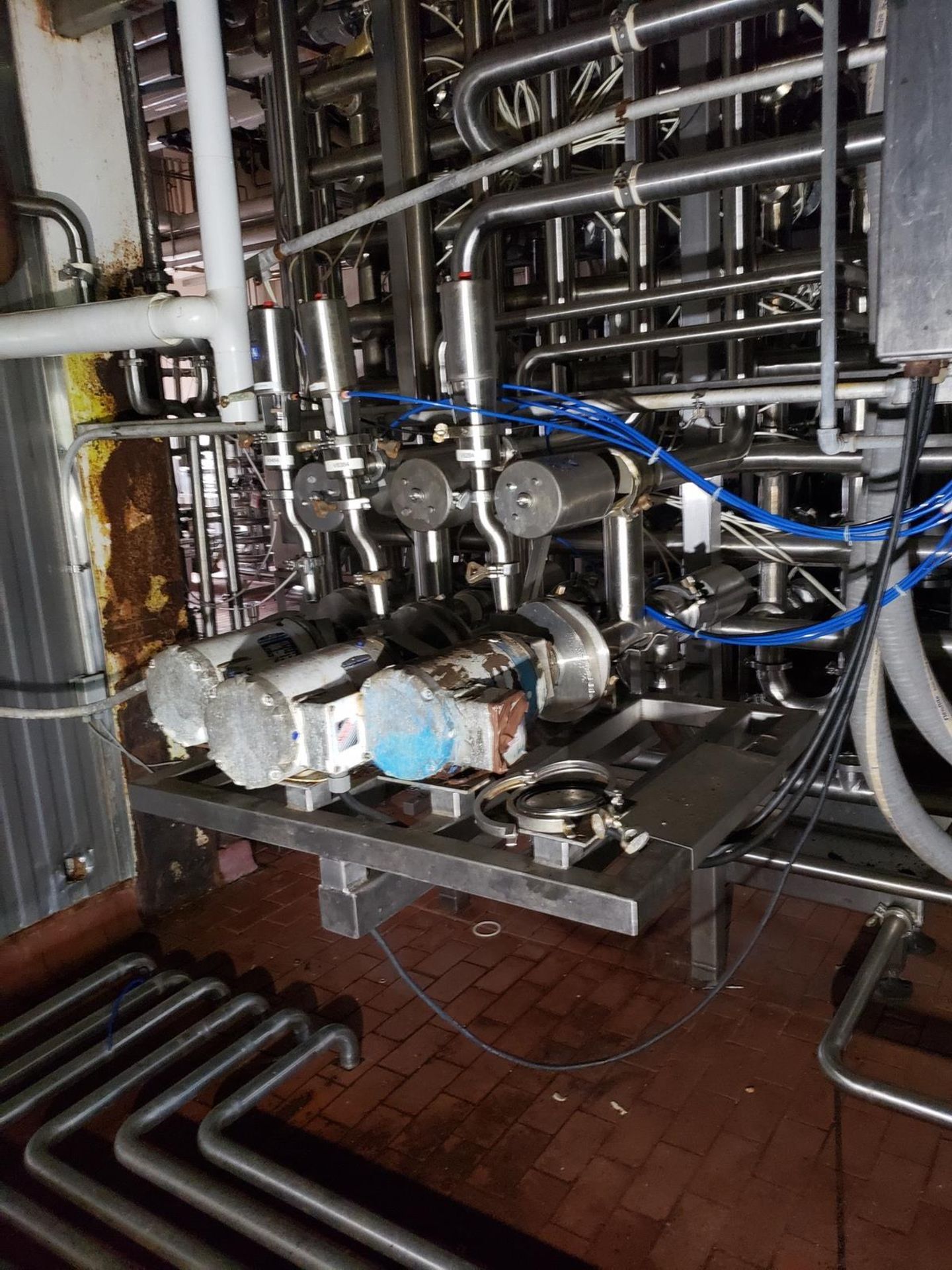 Sanitary Control Valve Cluster, W/ Pumps & Controls | Rig Fee: $2800 - Image 4 of 5