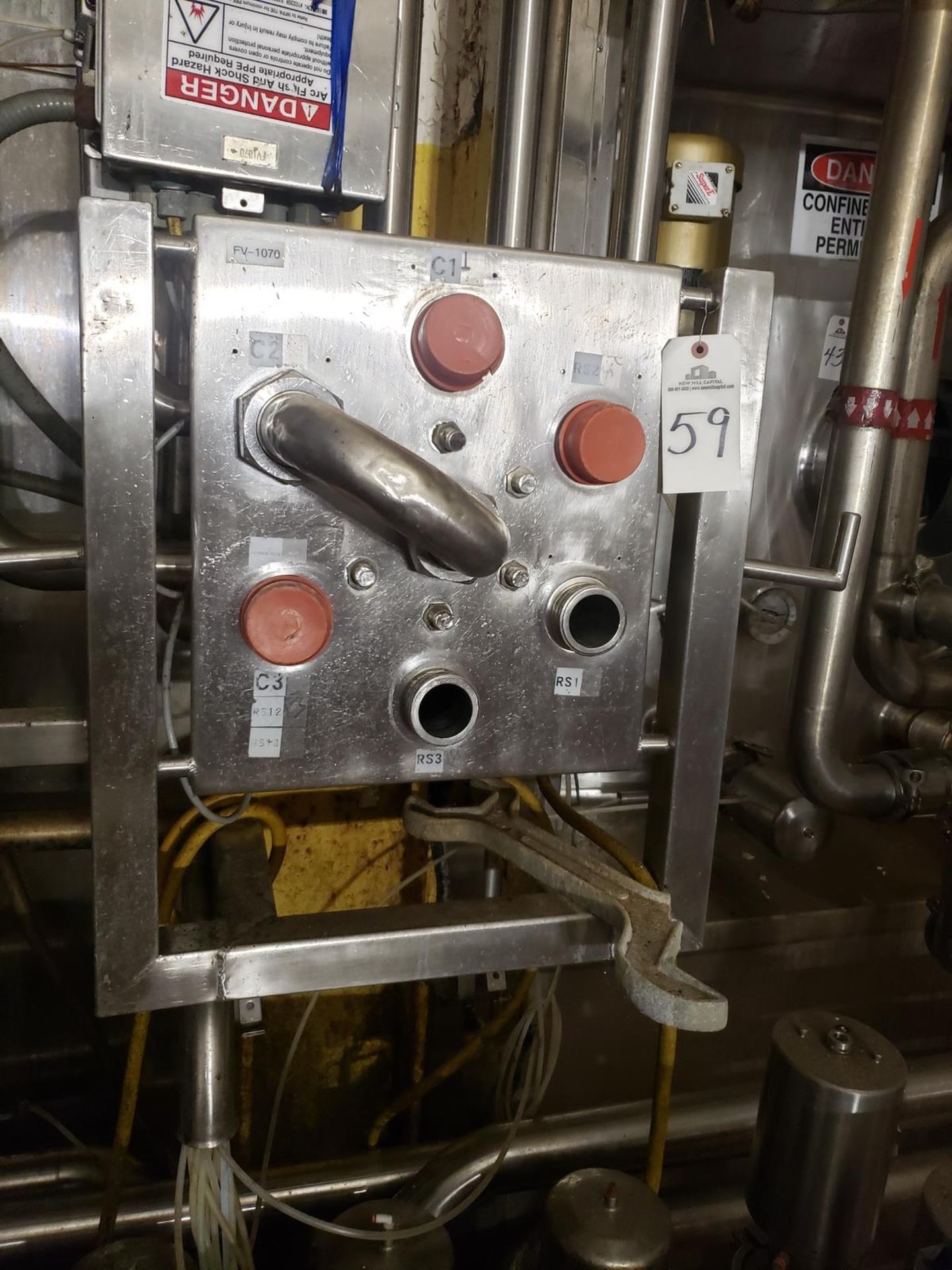 Stainless Steel Flow Fitting Manifold | Rig Fee: $150