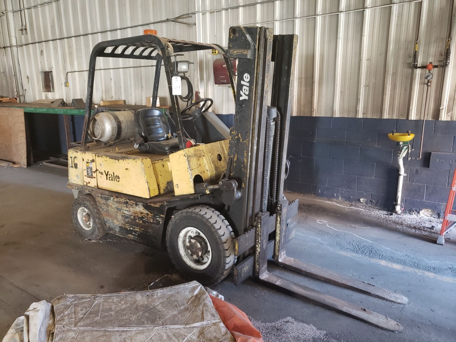 Yale Forklift, 5000 lbs. Cap., M# GLP-050-RBJ-UAT-080, S/N P312670, LP | Rig Fee: $250