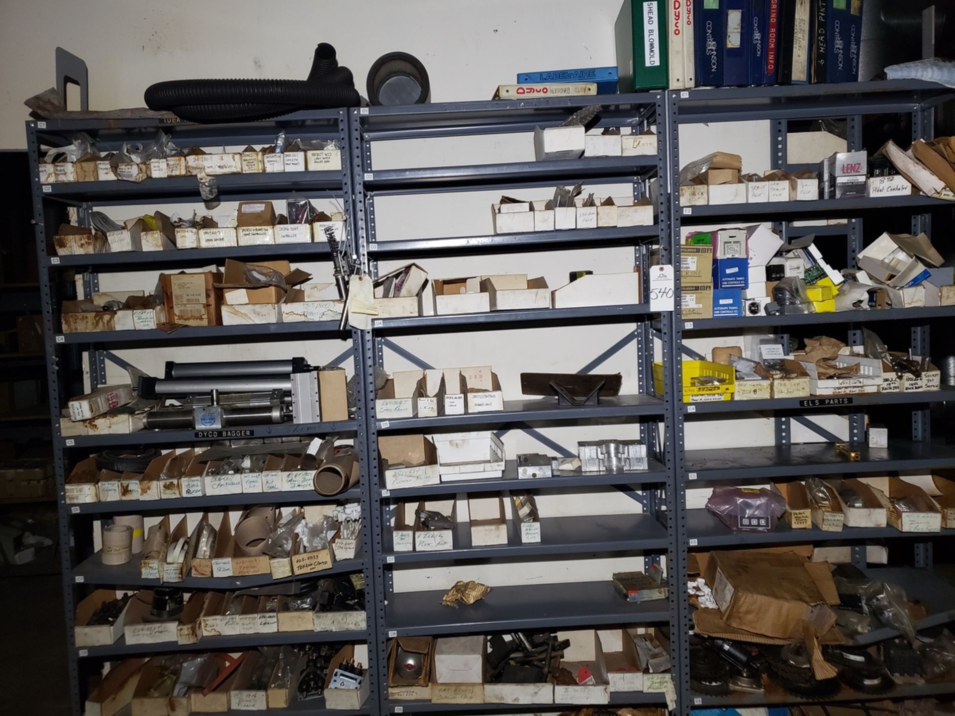 Contents of Spare Parts Storage Area | Rig Fee: $500