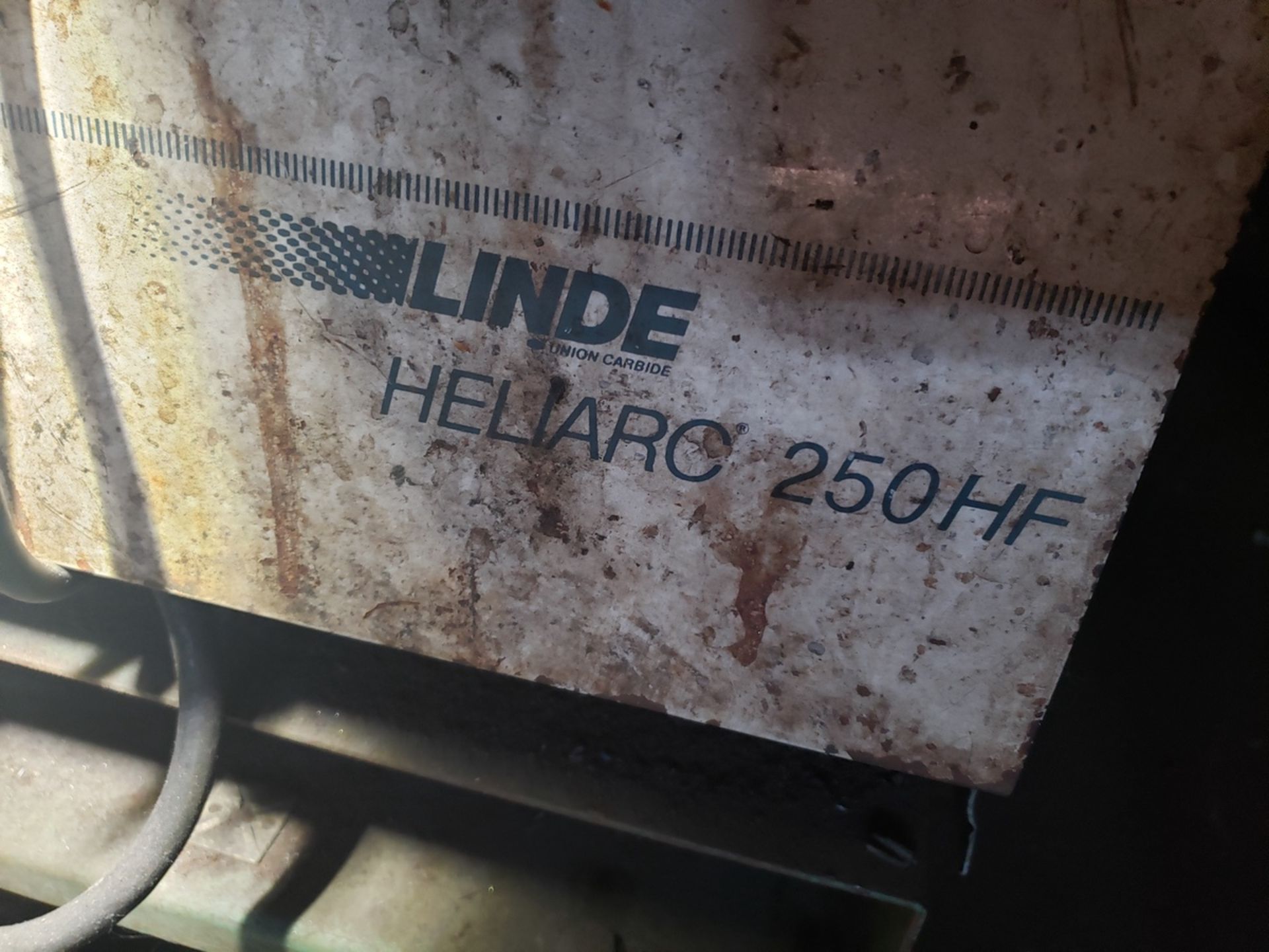 Linde Welder, M# Heliarc 250HF | Rig Fee: $75 - Image 2 of 2