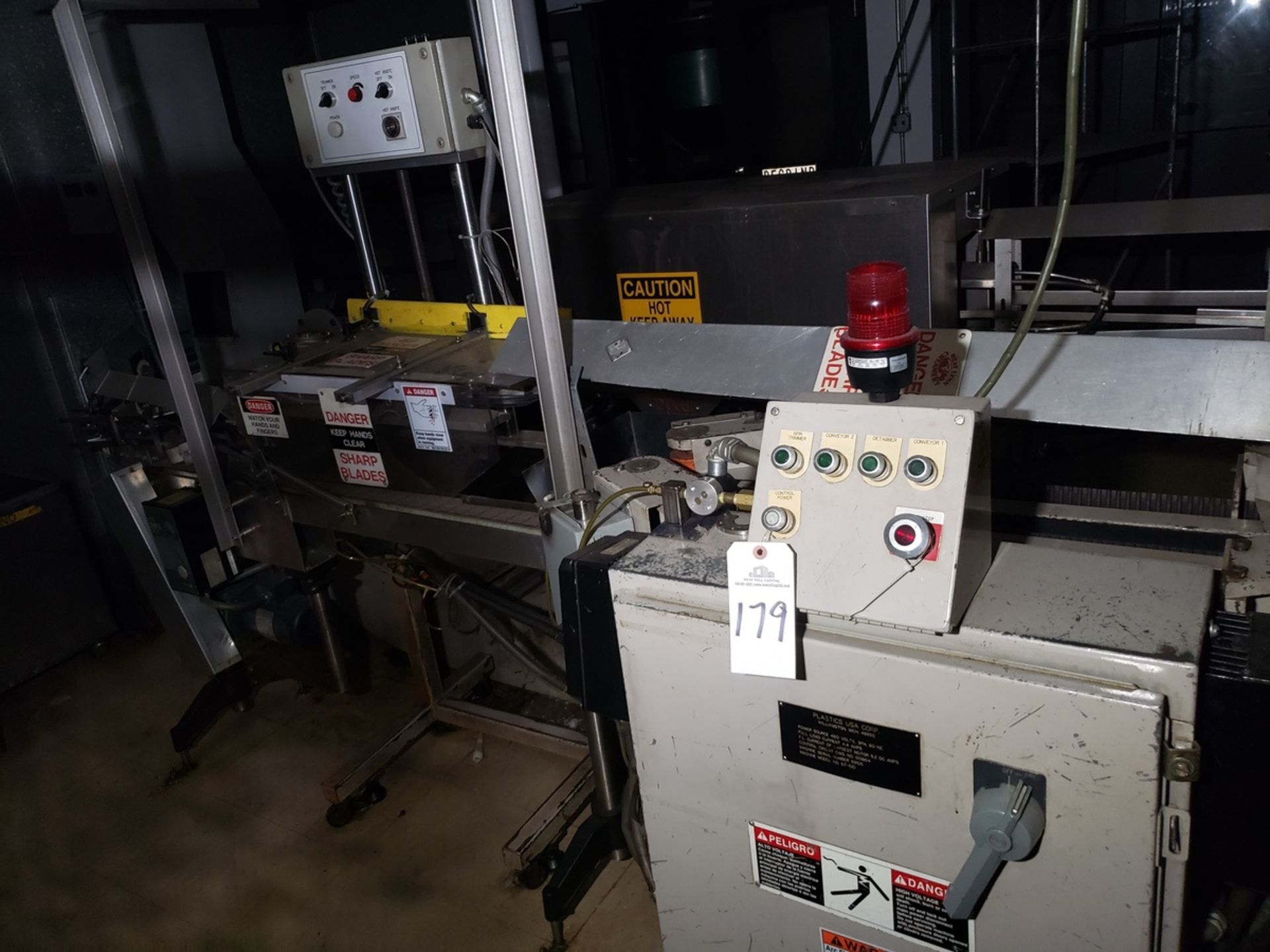 Plastics USA Bottle Trimmer, M# ST-100, S/N 89105 | Rig Fee: $3250