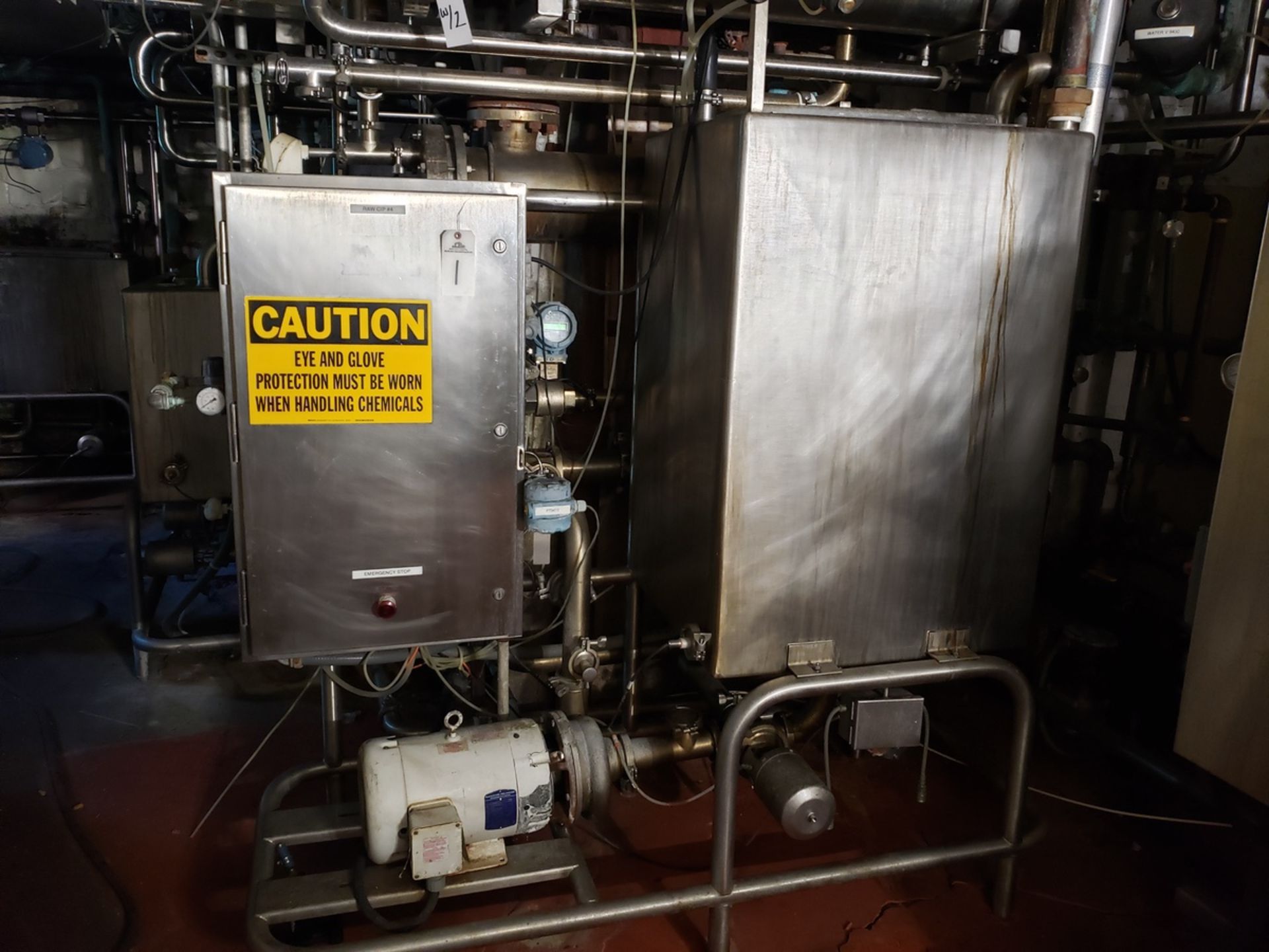 Klenzade CIP Skid, W/ Heat Exchanger, Ref. Raw CIP #4 | Rig Fee: $650