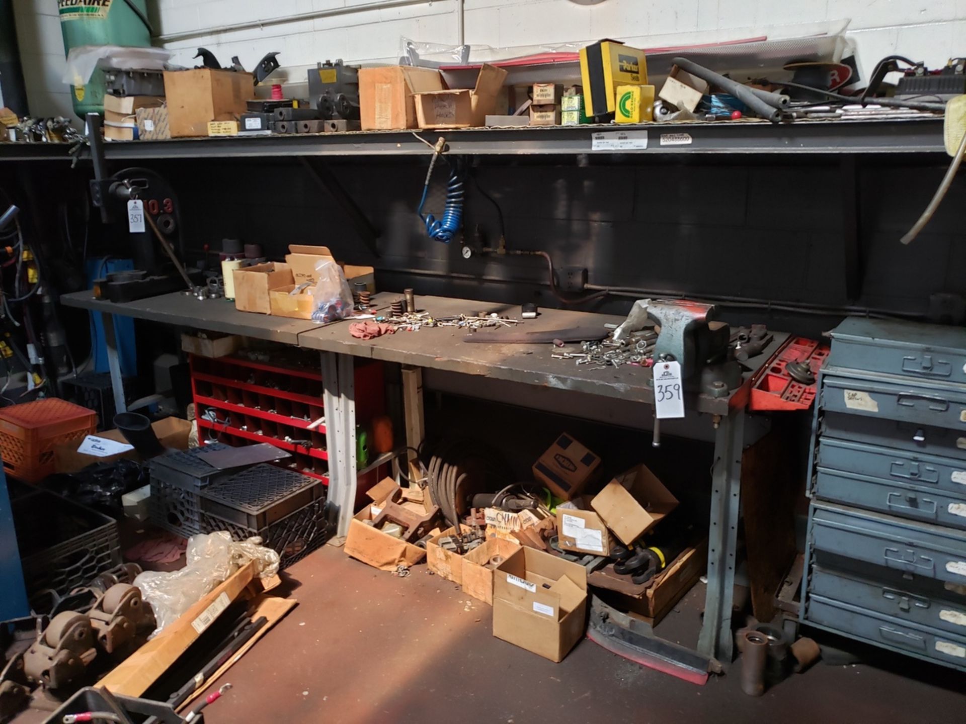 Contents of Forklift Repair Shop, Excluding any Previous Lotted Items | Rig Fee: $1800