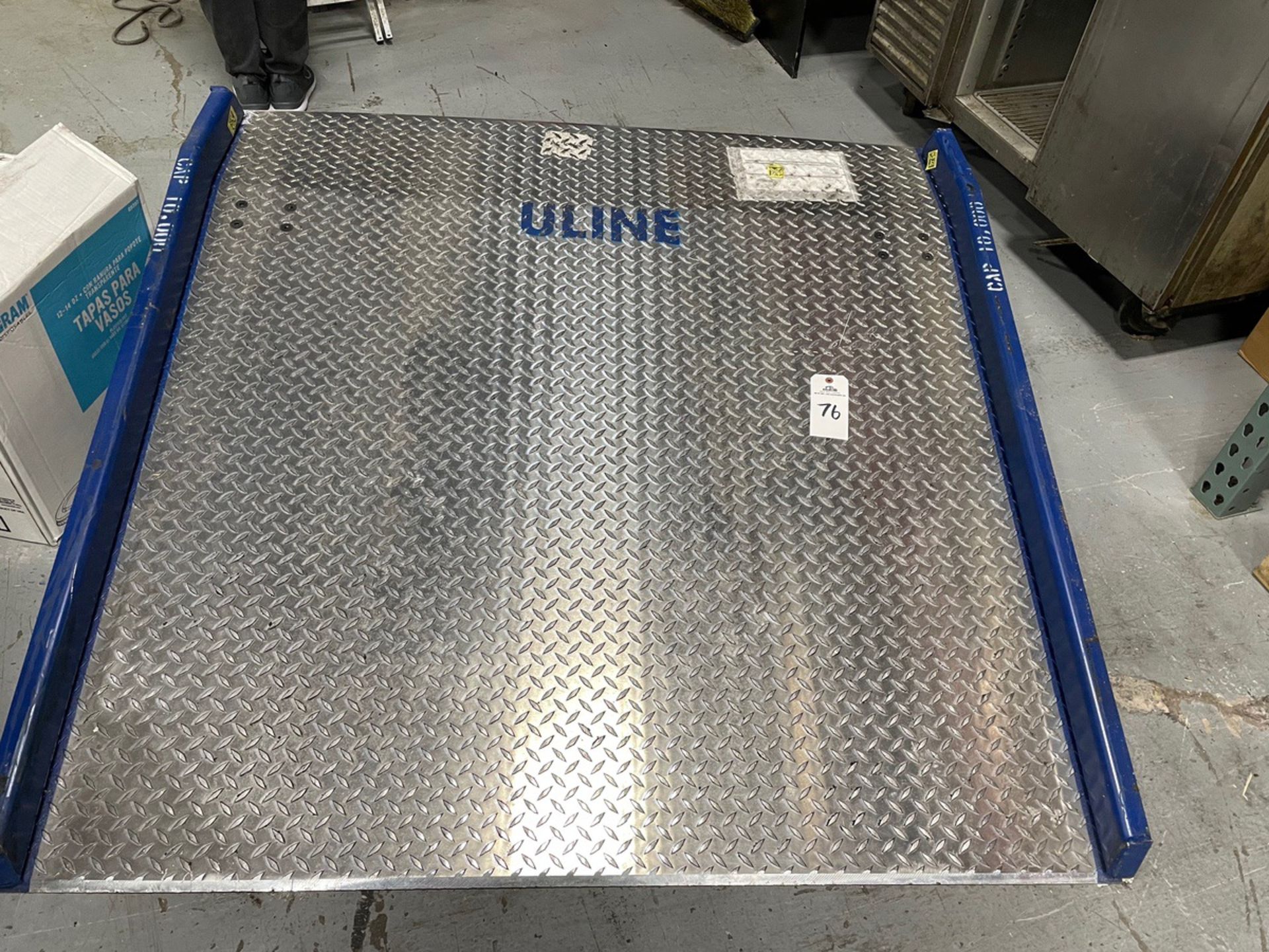 Uline 10,000 LB Capacity Dock Ramp | Rig Fee: $50