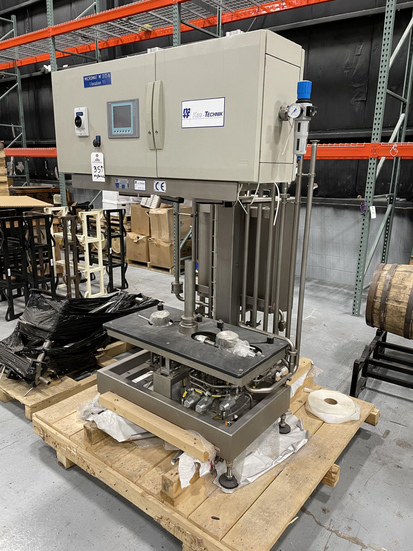 (New Unused) 2015 Keg-Technik Micromat M2/2-b Automatic Keg Filler - Subj to Bulks | Rig Fee: $250