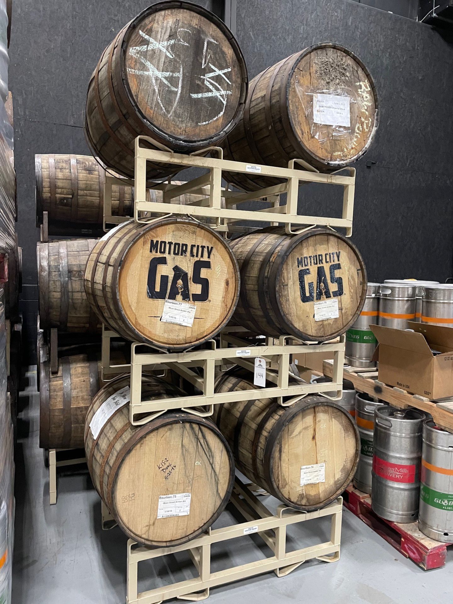 (6) Barrels and (3) Barrel Racks | Rig Fee: $75