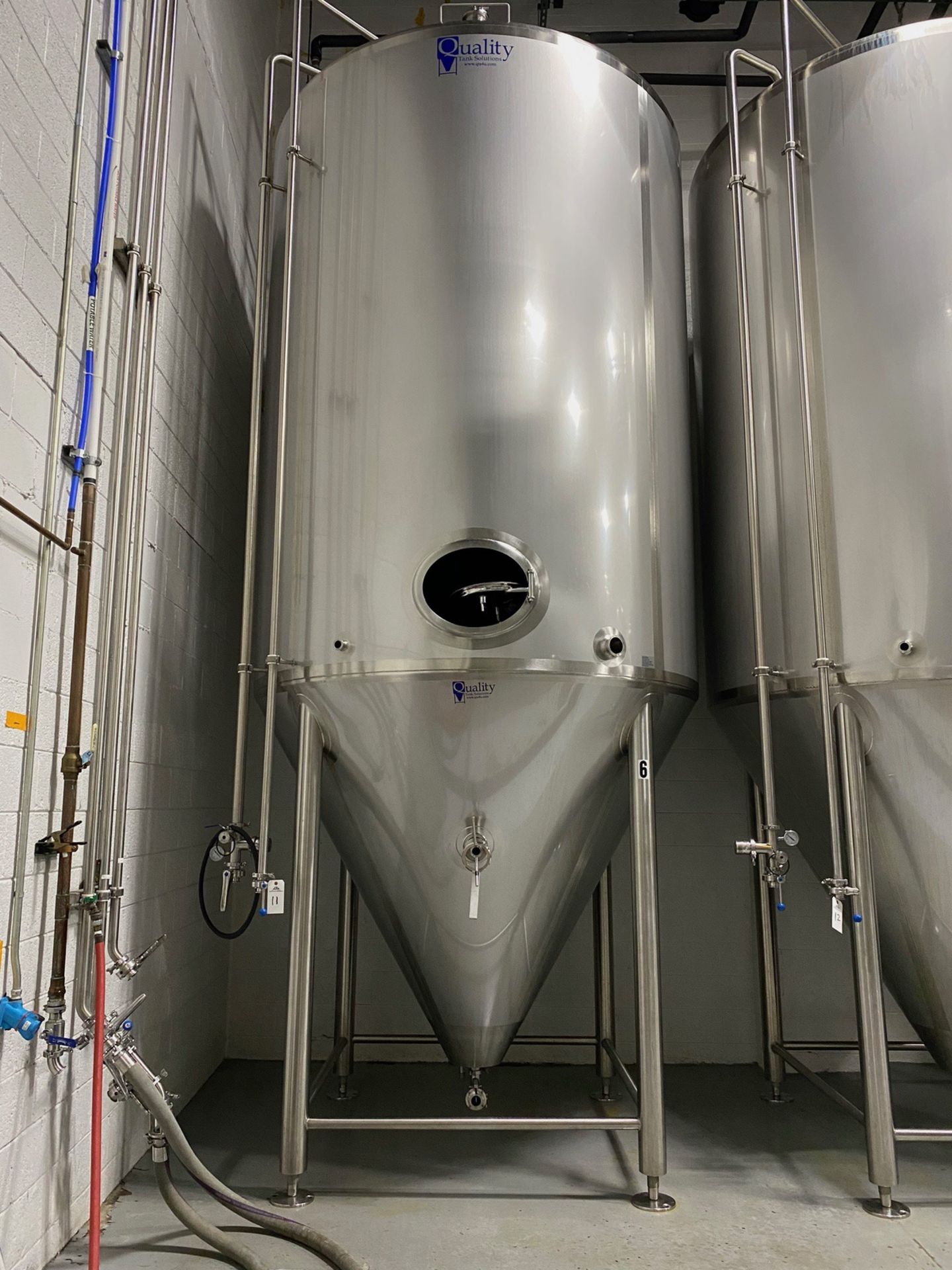 2015 Quality Tank 90 BBL Steep Cone Bottom Fermenter, Glyco - Subj to Bulks | Rig Fee: $2500 Cradled