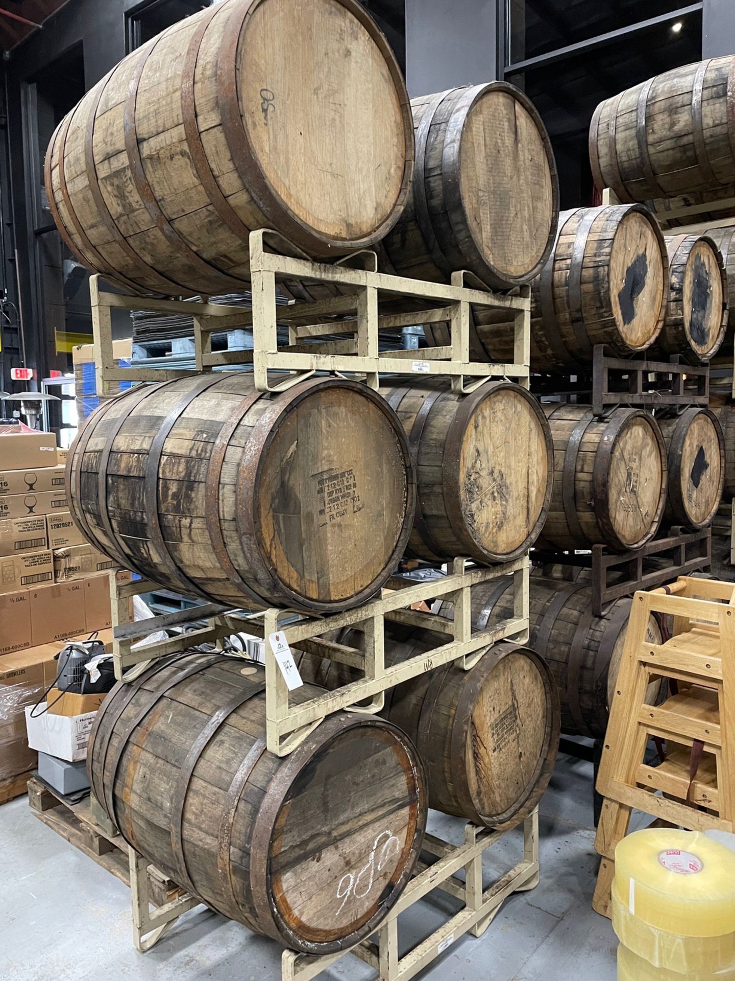 (6) Barrels and (3) Barrel Racks | Rig Fee: $150