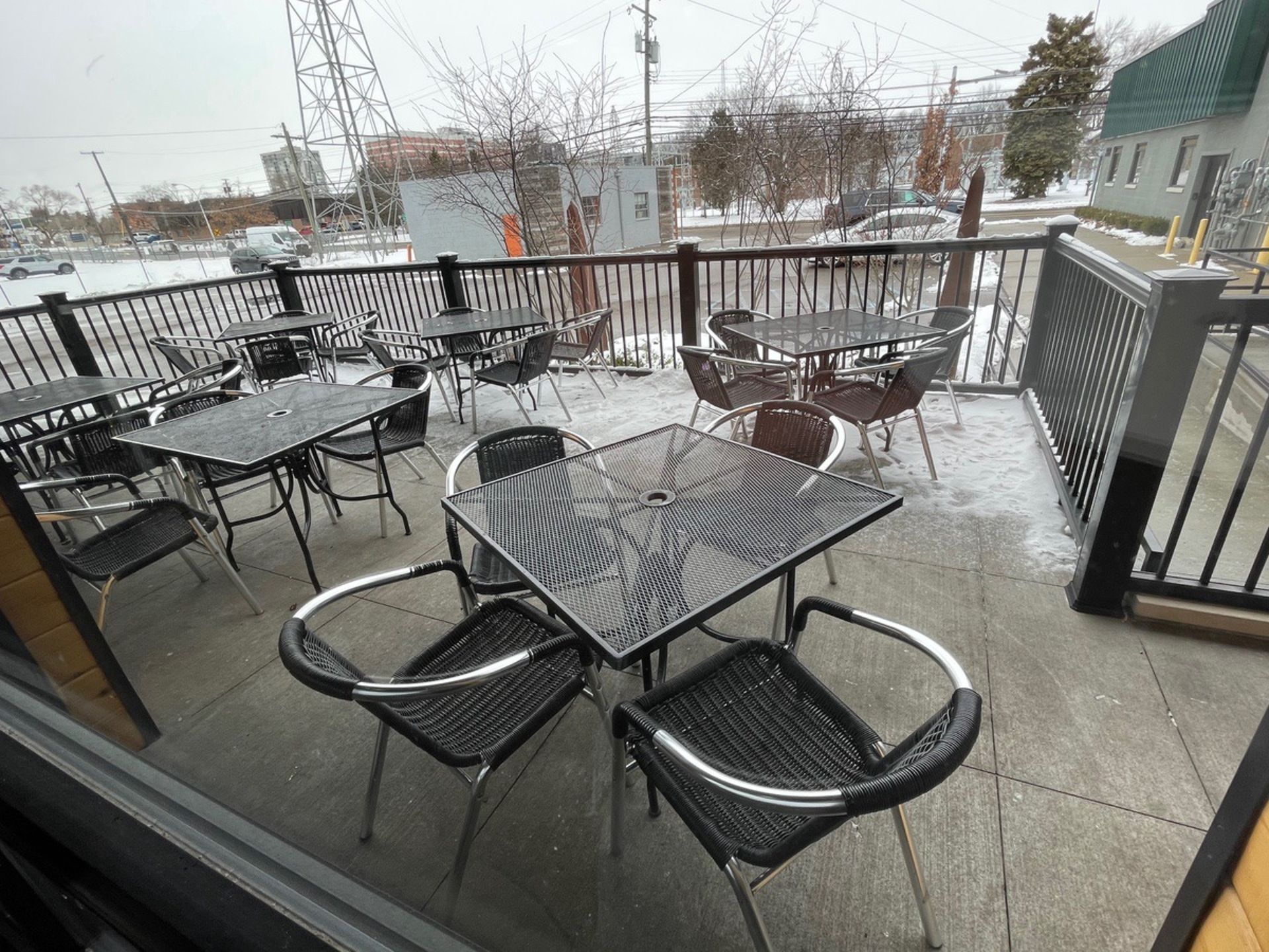 Outdoor Furniture, (7) 4-Top Tables, (28) Chairs | Rig Fee: $Buyer To Remove - Image 2 of 2