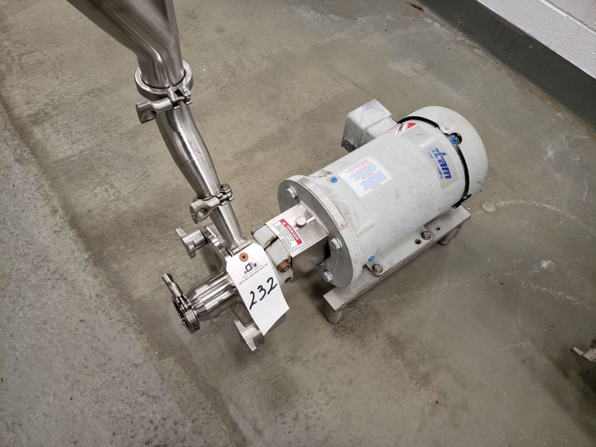 5 HP Fristam Sanitary Centrifugal Pump | Reqd Rig Fee: $75