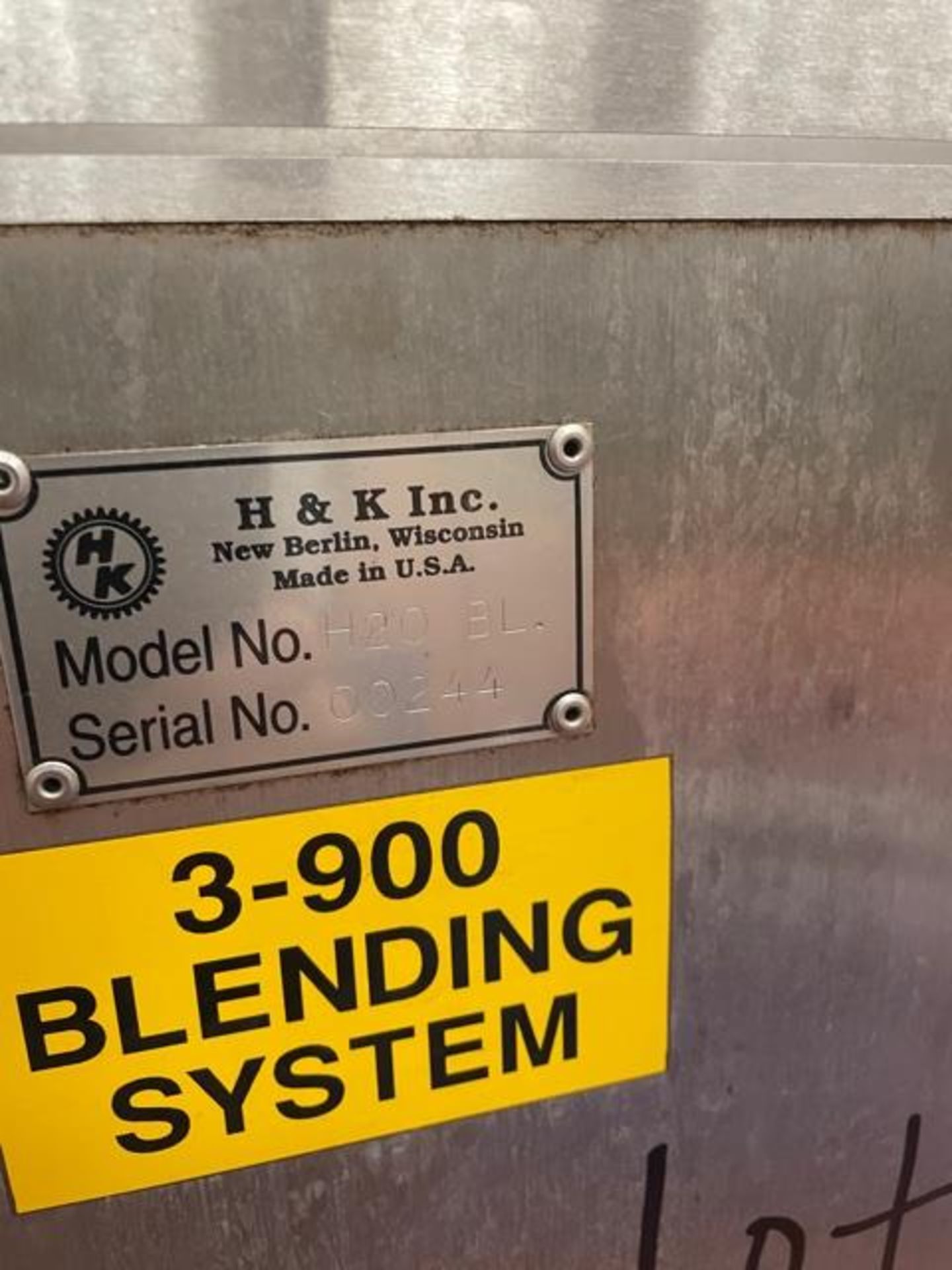 H&K Model H2O BL Twin Tank Water Blender, Updated Allen Bradley Controls - Cont | Reqd Rig Fee $1350 - Image 6 of 11