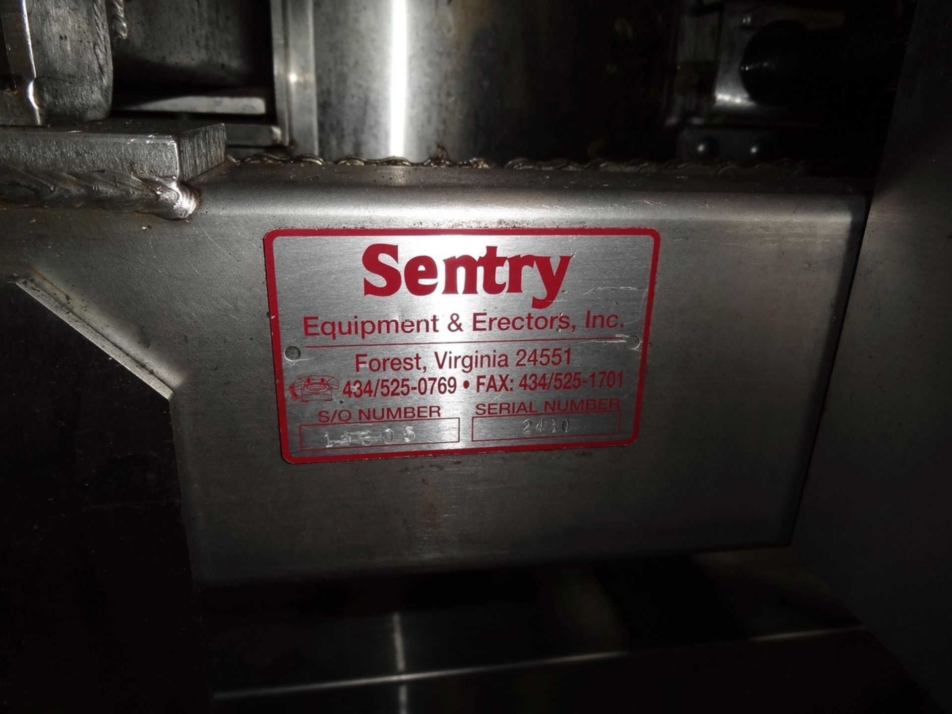Sentry Ionized Air Lowerator Rinser, Additional Info: 13'-3" Infeed, 4' Dischar | Reqd Rig Fee $1000 - Image 4 of 5