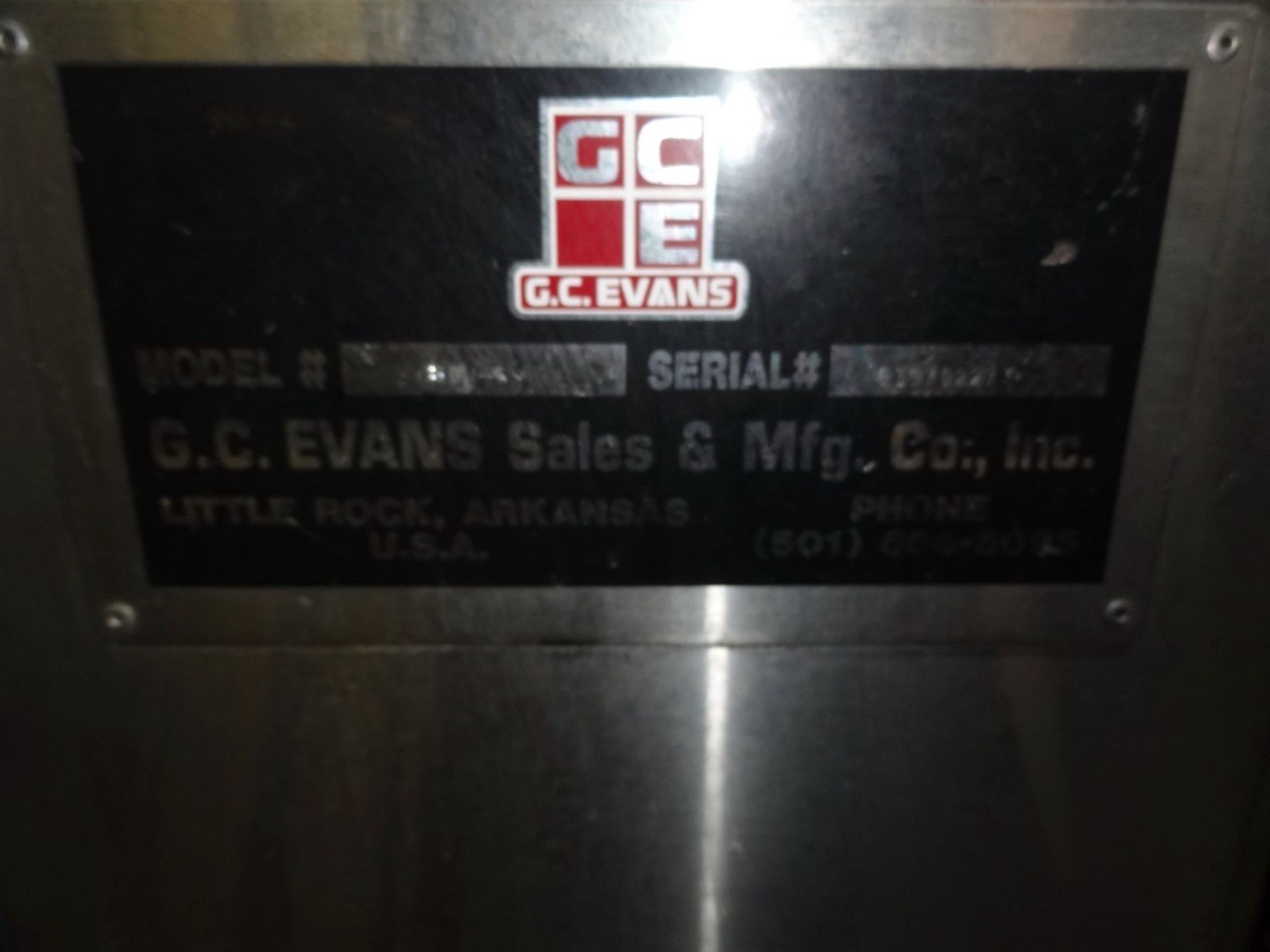 GC Evans Model 35CW-SS Casewasher, S/N: 01970227, Additional Info: Stainless St | Reqd Rig Fee $1750 - Image 3 of 3