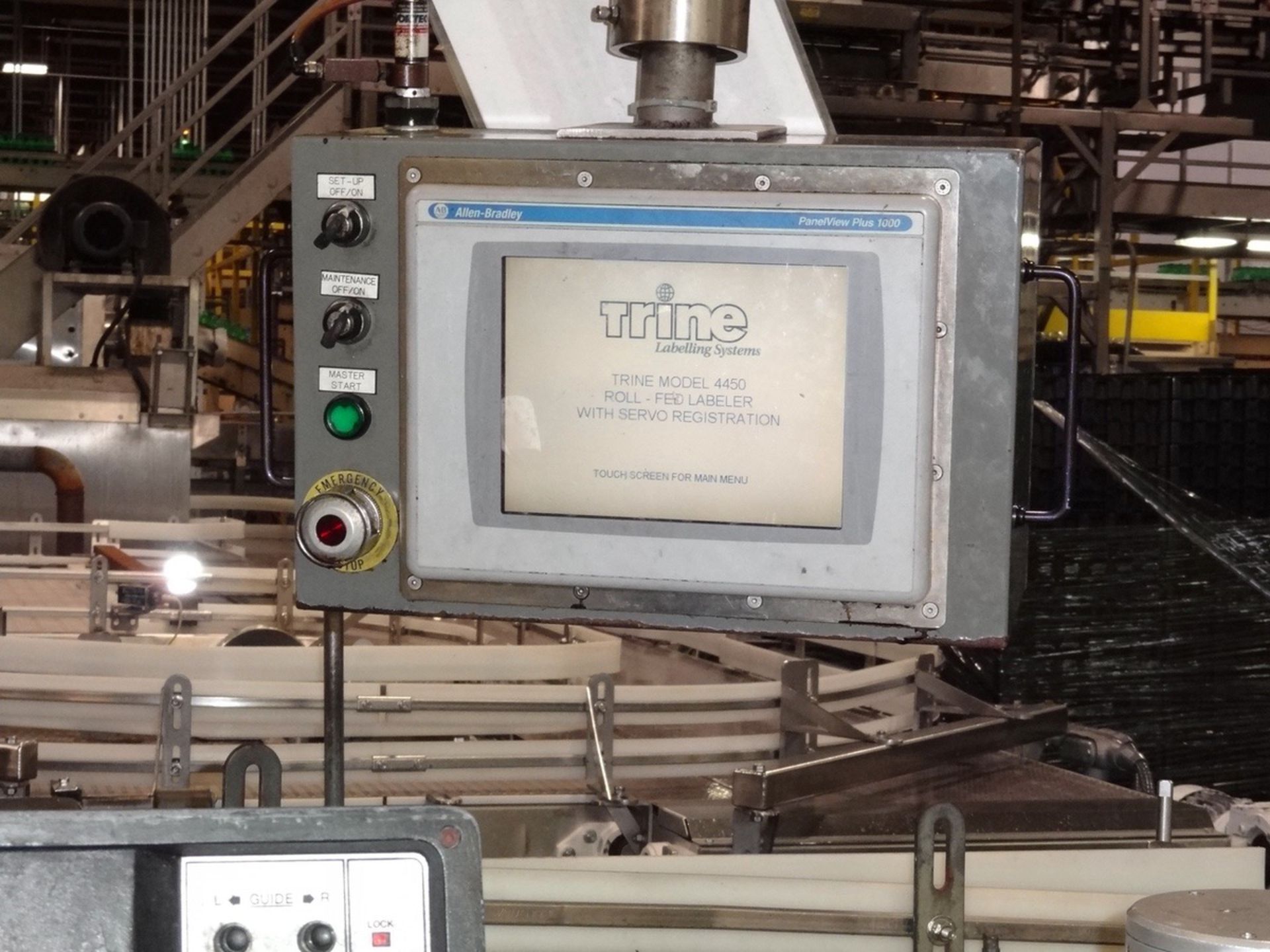 Trine Model 4450 Roll Feed Labeler, S/N: MSN06925, Additional Info: Allen-Bradl | Reqd Rig Fee $750 - Image 7 of 8