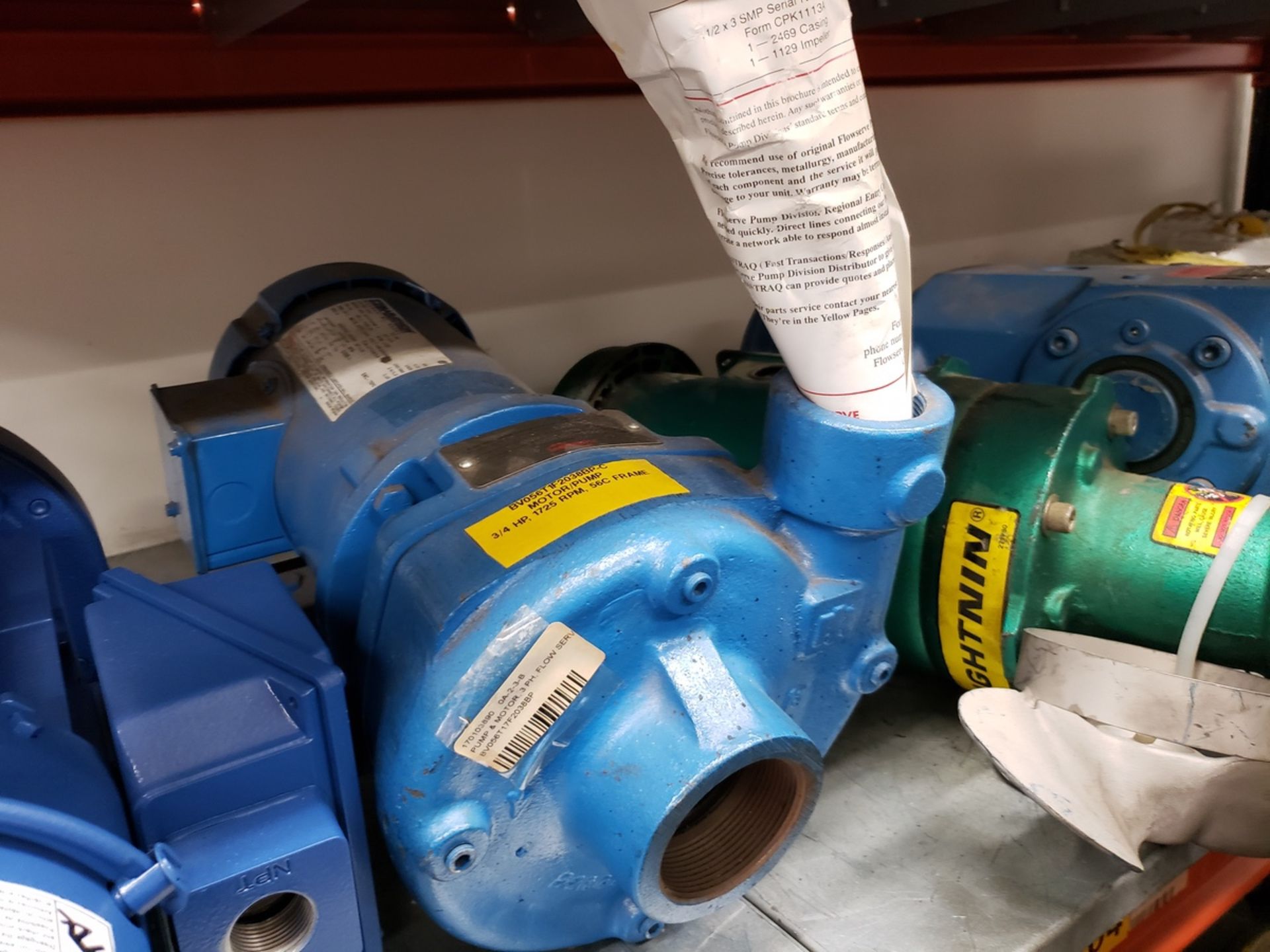Lot of Pumps, Electric Motors & Gearboxes - Subj to Bulk | Reqd Rig Fee: $100 - Image 3 of 6