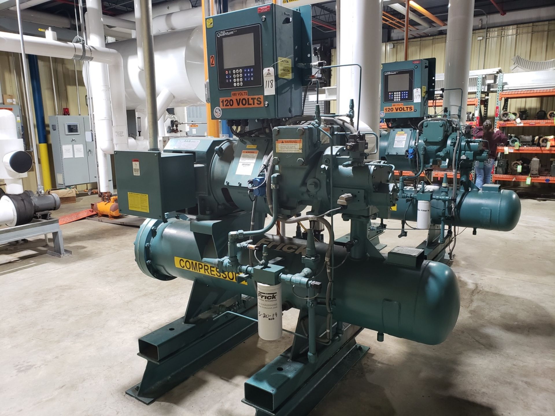 Frick 125 Ammonia Compressor, M# RXF 50 H, S/N 10241F03085735 | Rig Fee $1000