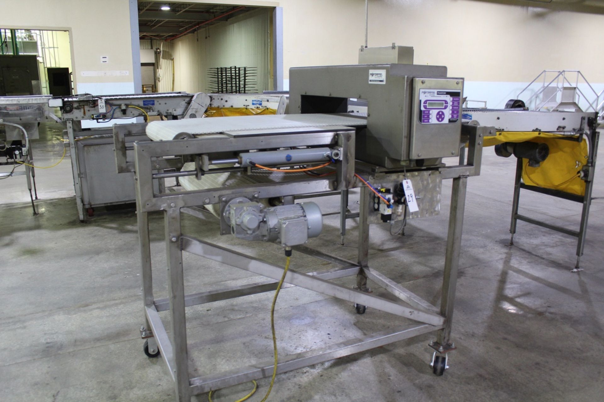 Fortress Phantom Metal Detector Conveyor, 5" X 26" Aperature, 4" Above Conveyor | Rig Fee $300