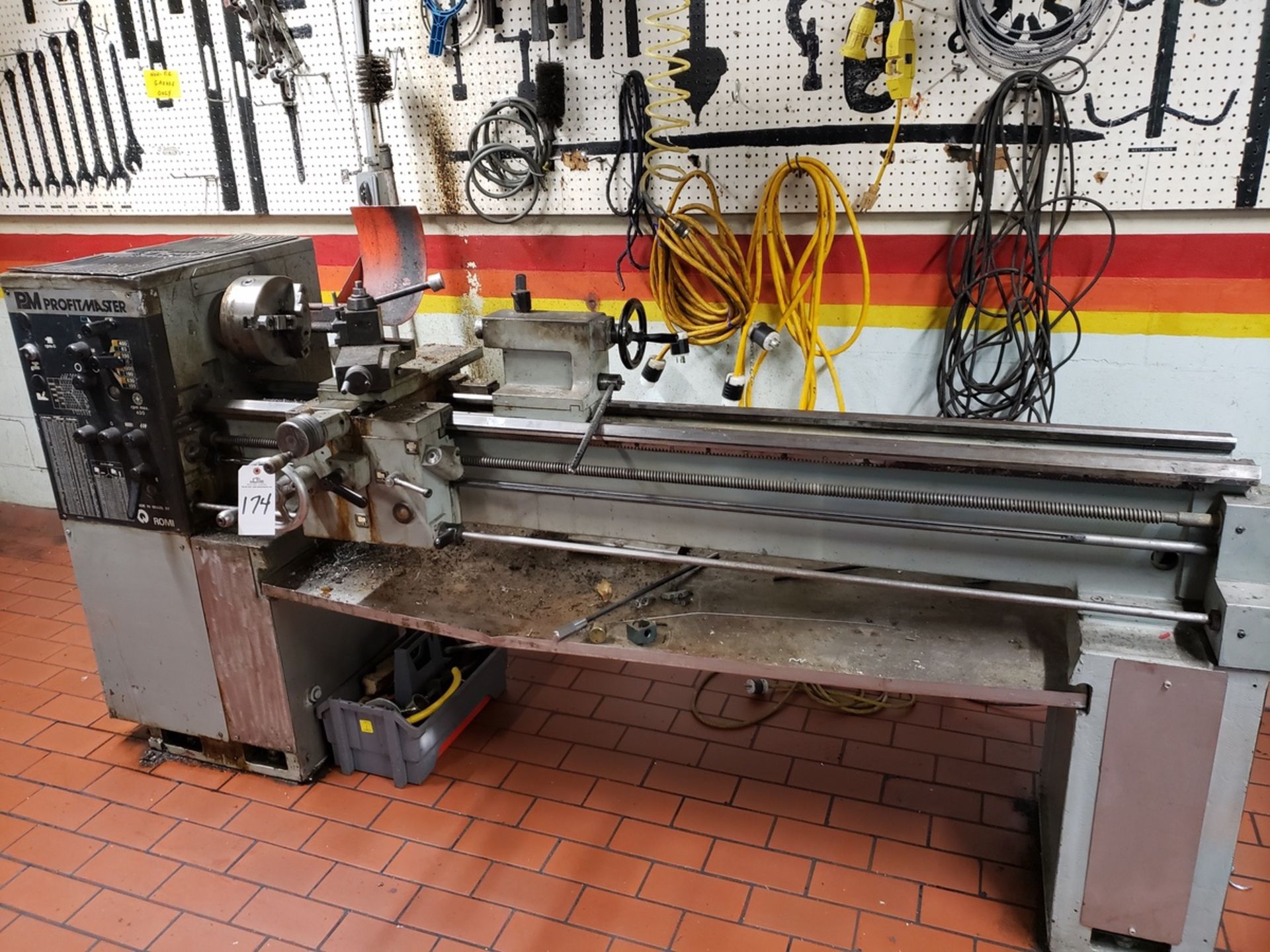Profitmaster 14" X 64" Engine Lathe, (Out of Service, Bad Cross Slide Screw) | Rig Fee $400